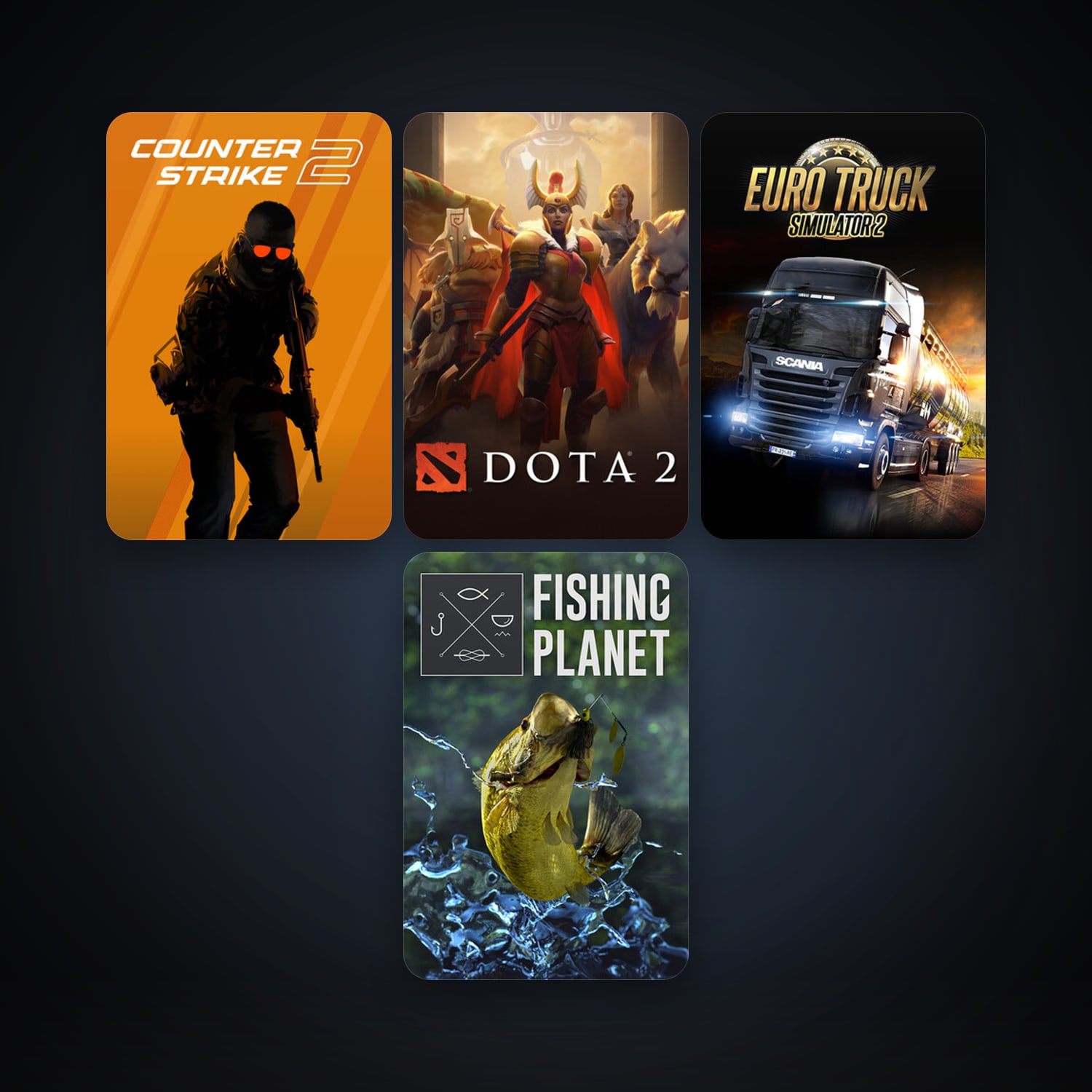 Dota 2 + CS2 Prime, 10 games, Steam 14, clean — HabibiAccounts