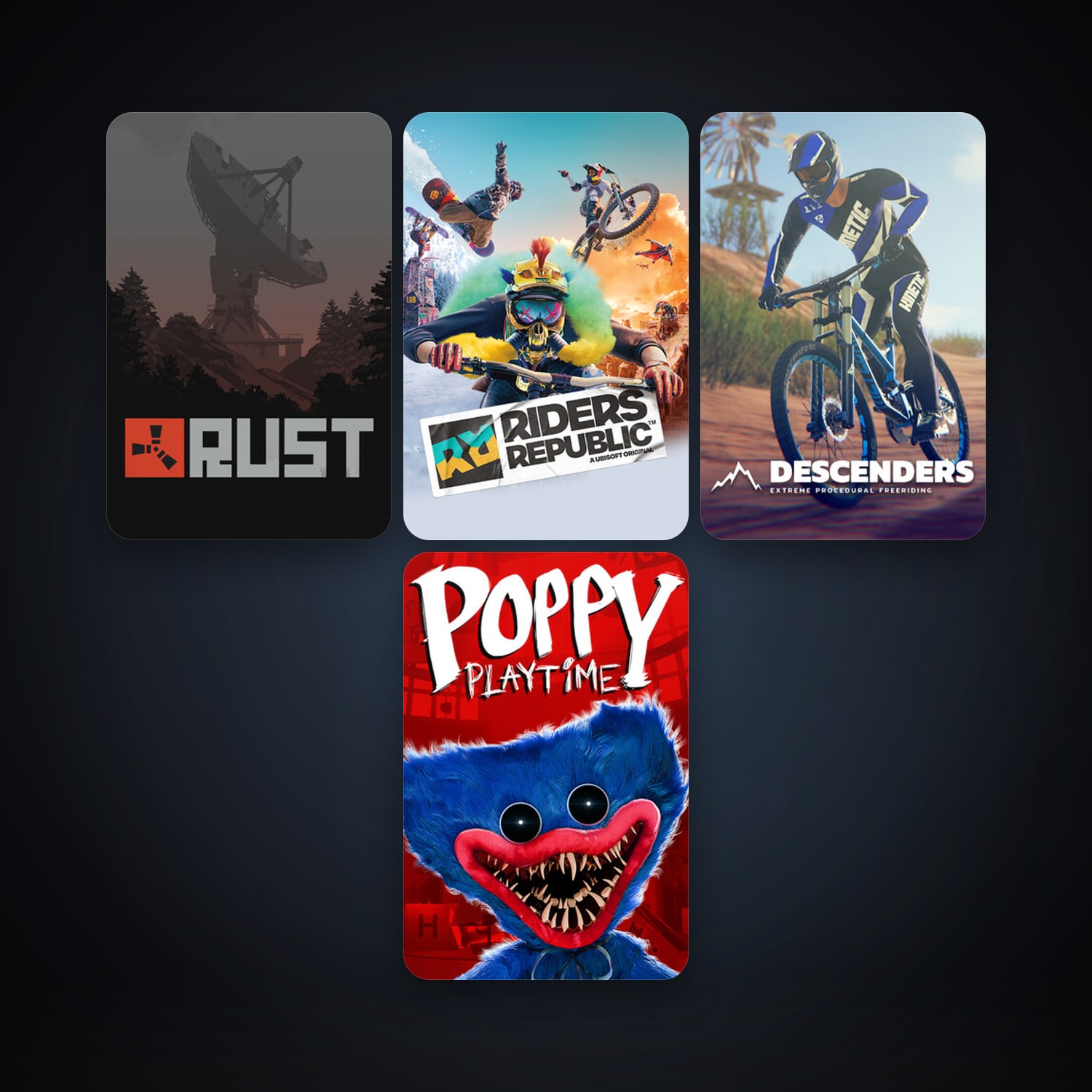 Rust + Descenders, 11 games, clean — HabibiAccounts