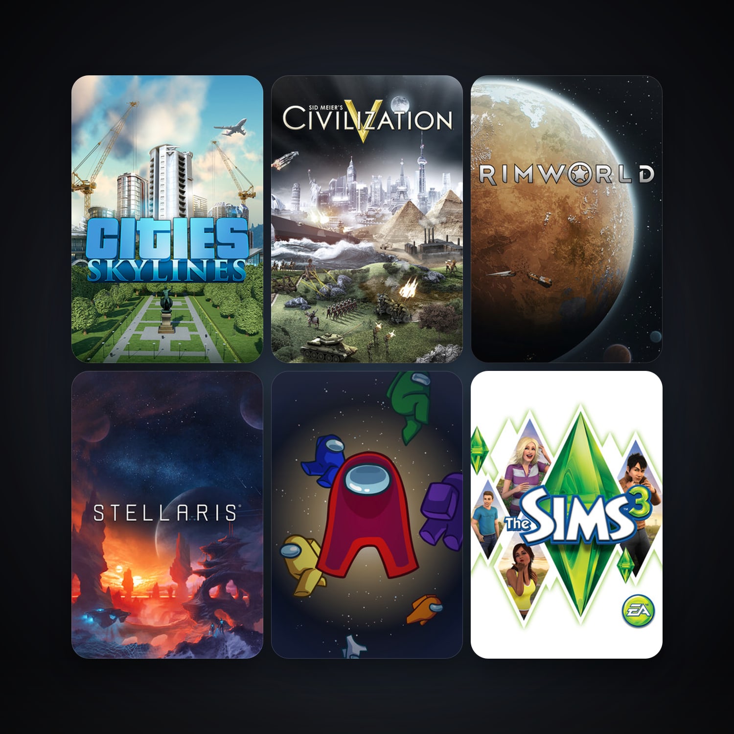 Sid Meier's Civilization V + The Sims 3, 37 games, Steam 10, clean — HabibiAccounts
