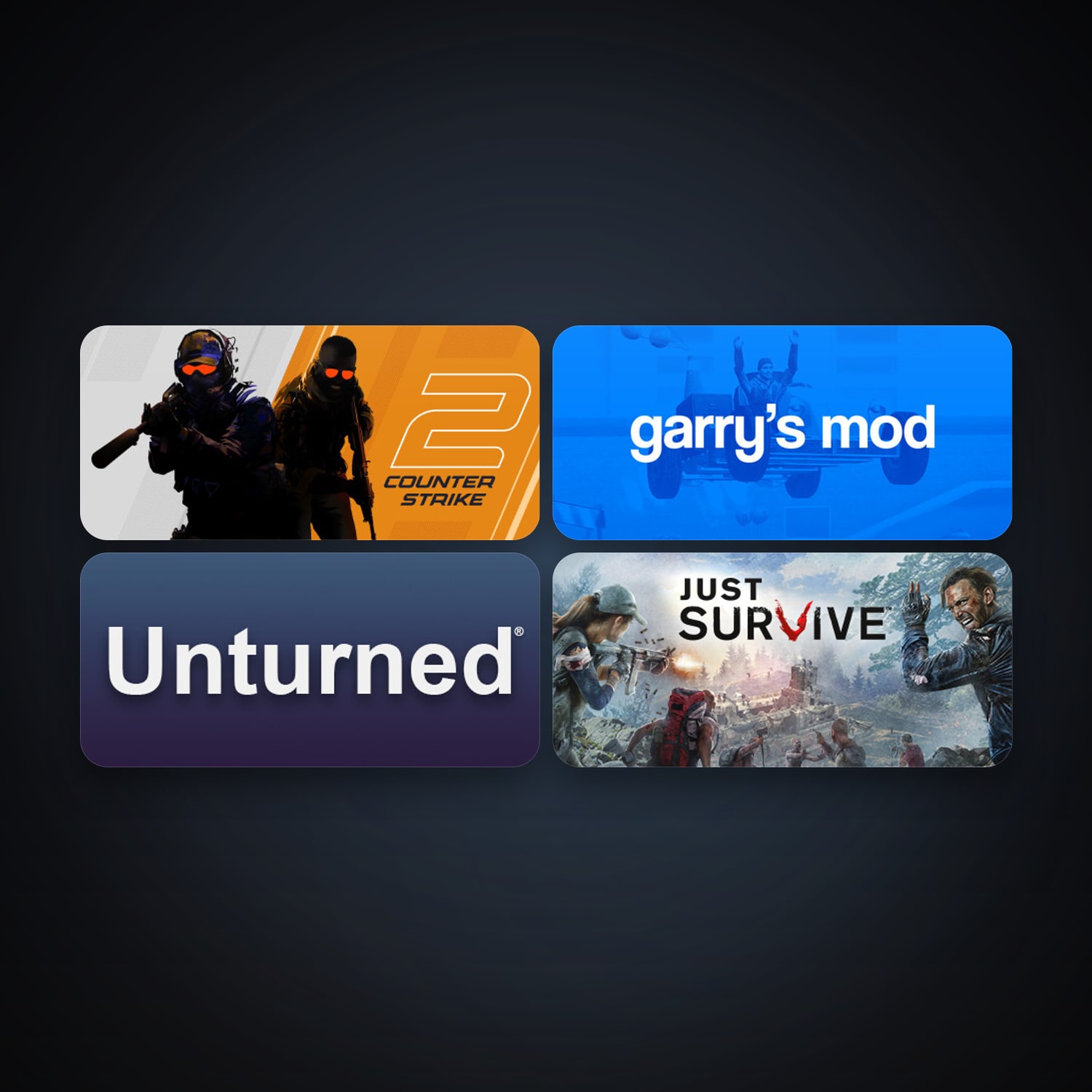 CS2 Prime + Garry's Mod, 10 games, clean — HabibiAccounts