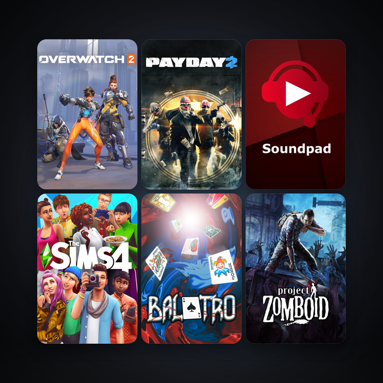 Project Zomboid + PAYDAY 2, 24 games, clean — HabibiAccounts