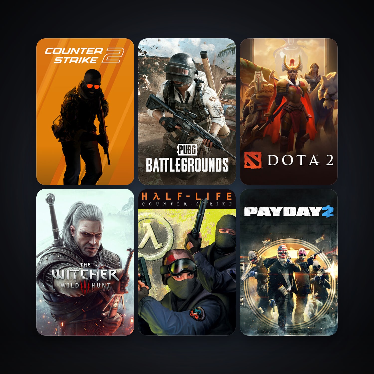 Counter-Strike + Counter-Strike: Source, 21 games, Steam 10, clean — HabibiAccounts