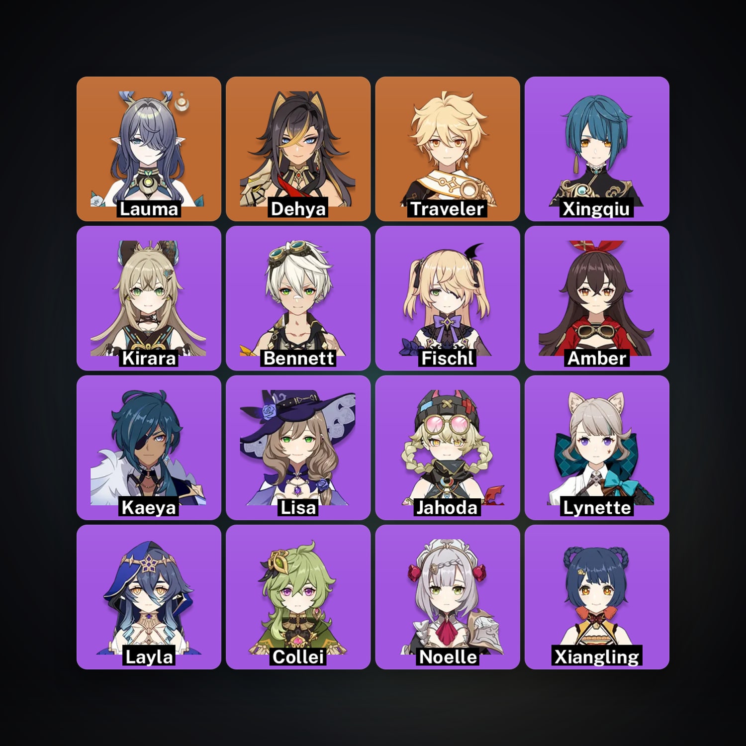 جينشن إمباكت | AR 25 | 16 شخصية | 2× 5★ — HabibiAccounts