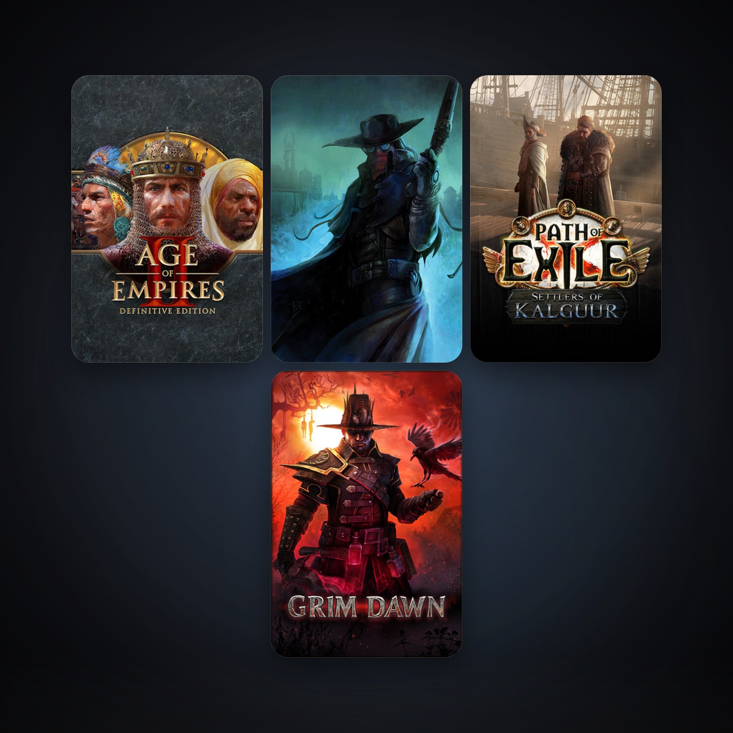 Steam account: Grim Dawn + Path of Exile, 4 games, clean — HabibiAccounts