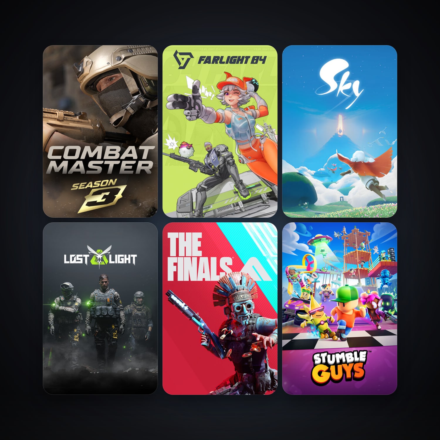 Stumble Guys + Lost Light, 14 games, clean — HabibiAccounts