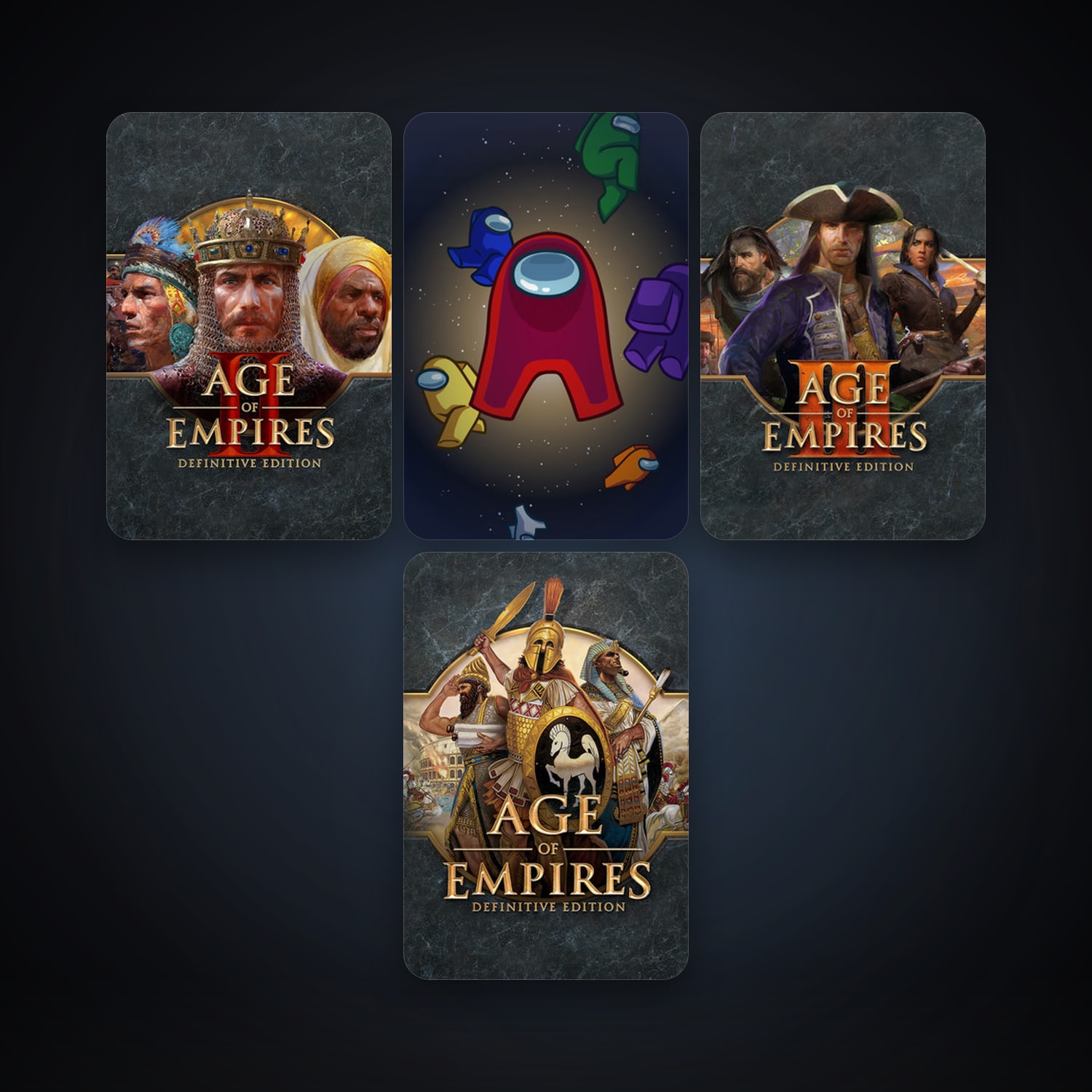 Age of Empires II: Definitive Edition + Age of Empires III: Definitive Edition, 4 games, clean — HabibiAccounts