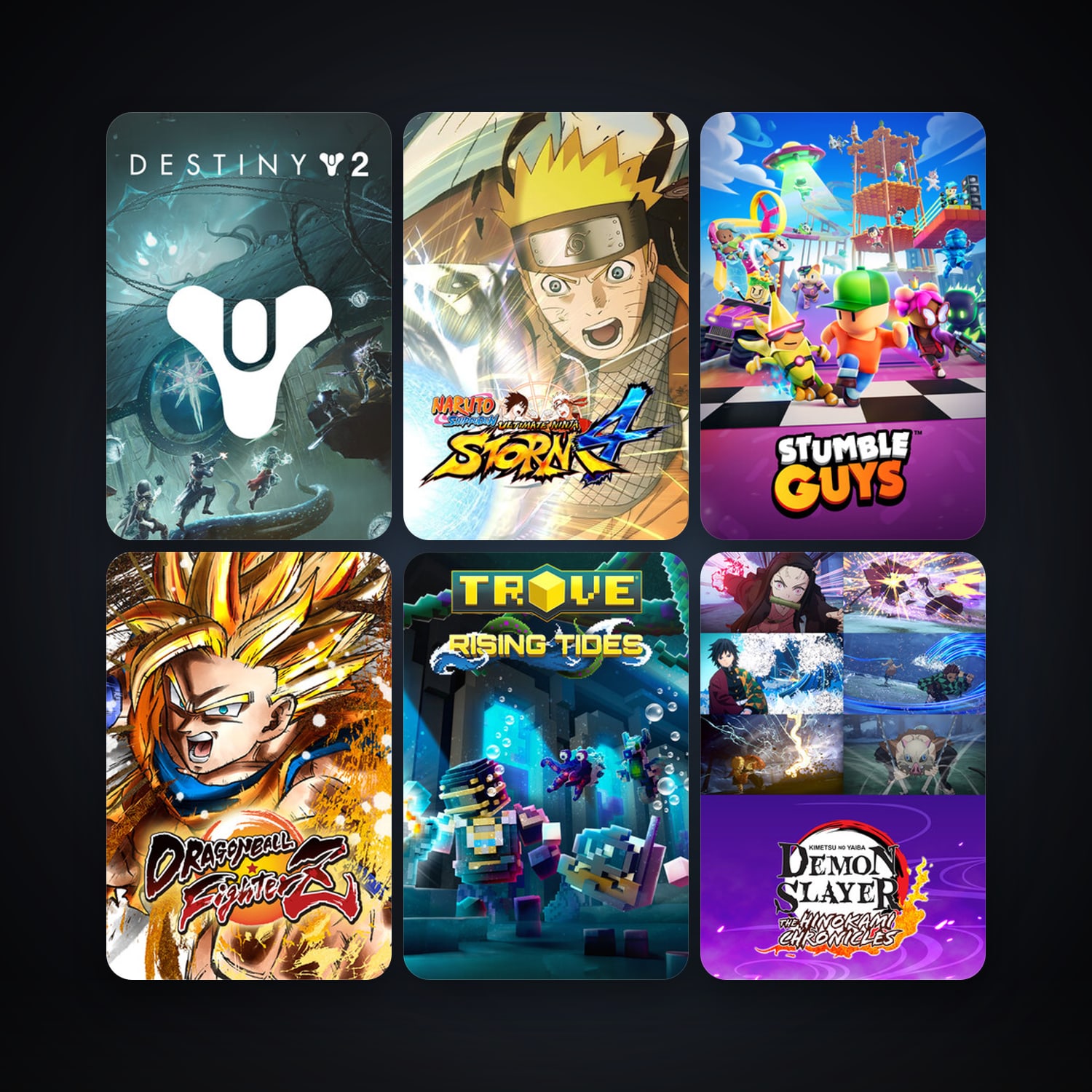 Trove + NARUTO SHIPPUDEN: Ultimate Ninja STORM 4, 31 games, clean — HabibiAccounts