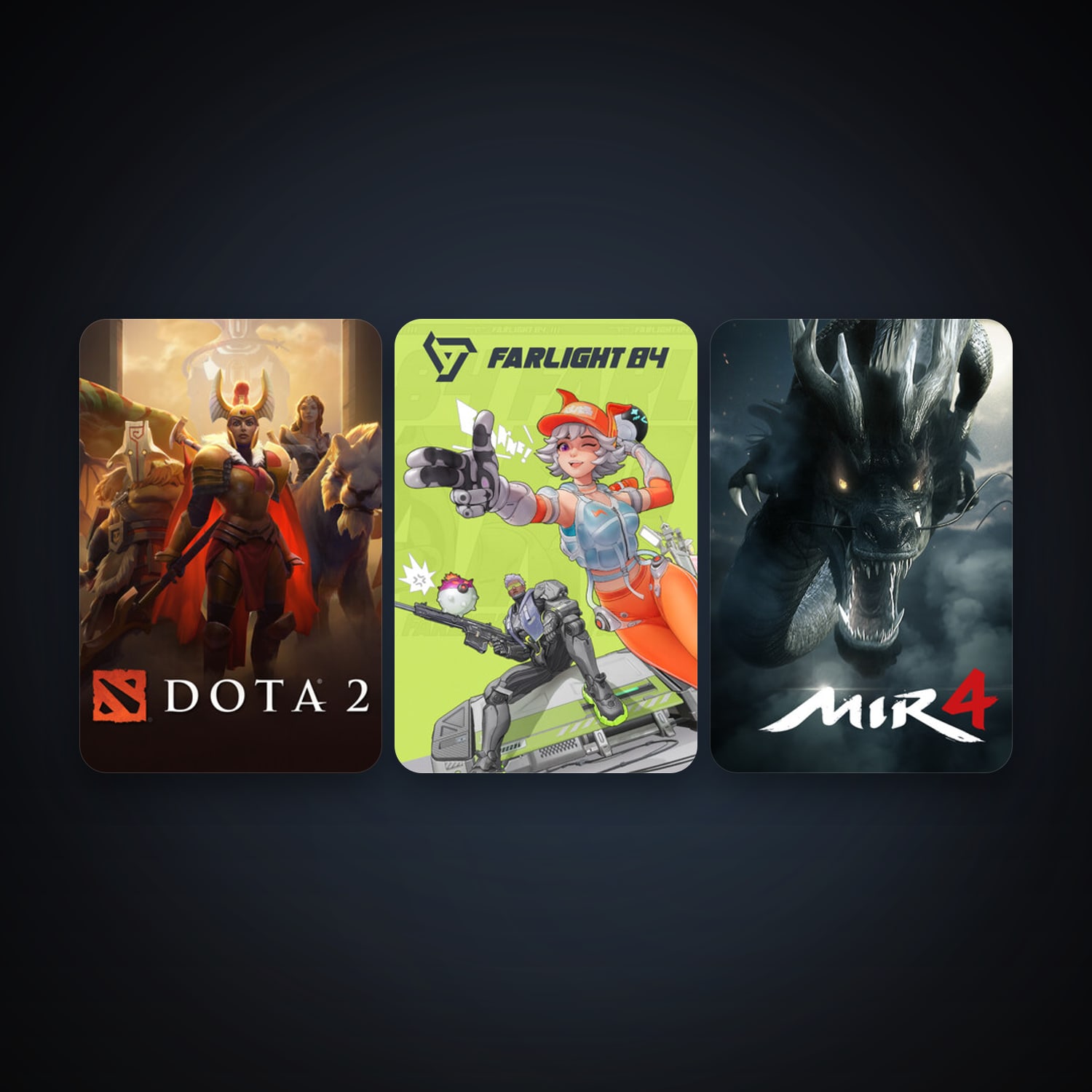 Dota 2 + MIR4, 3 games, clean — HabibiAccounts