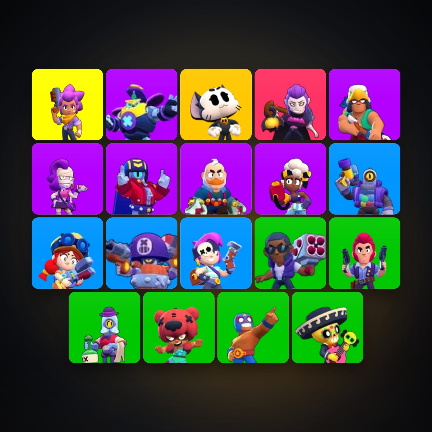 19 Brawlers | 1.1K Trophies — HabibiAccounts