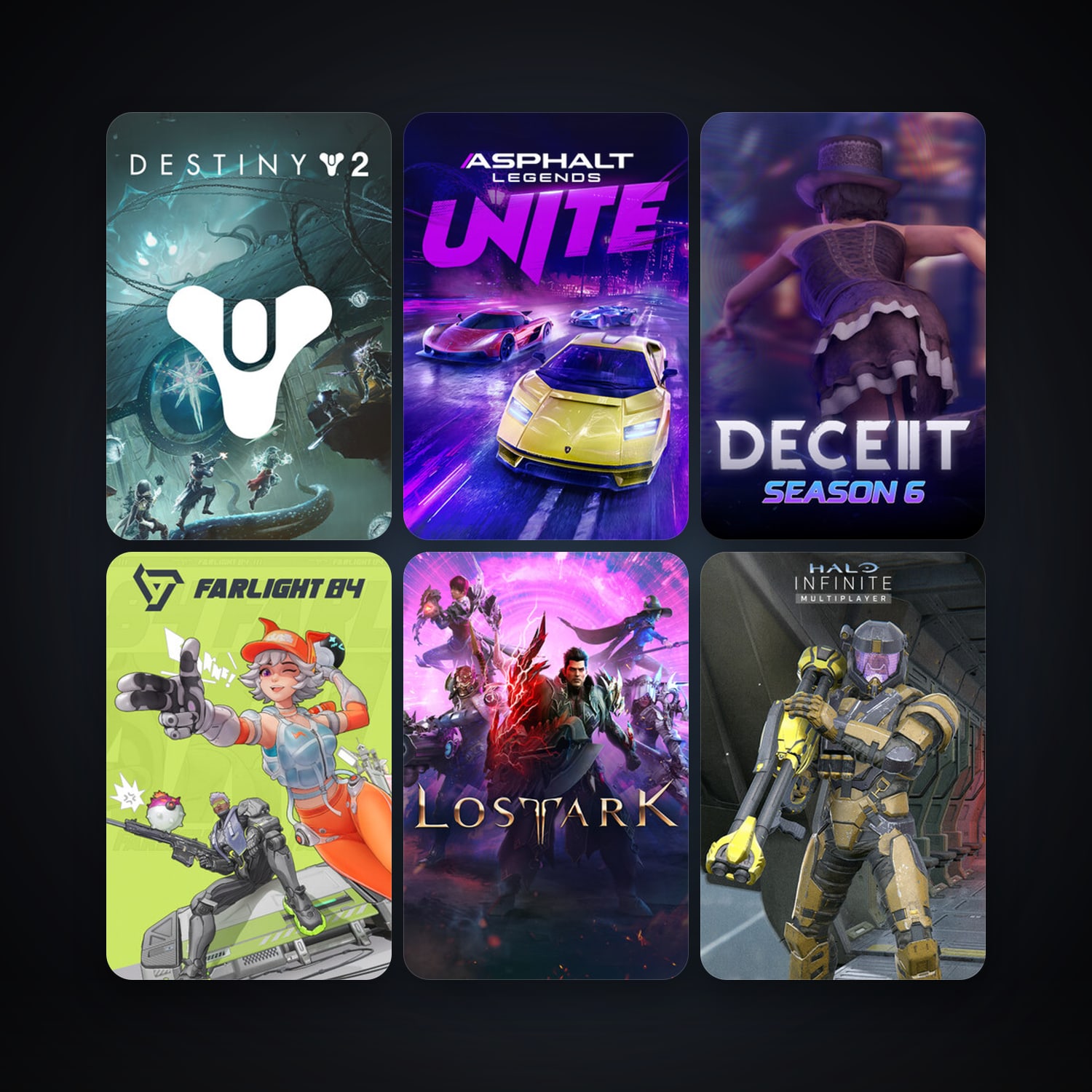 Destiny 2 + Halo Infinite, 12 games, clean — HabibiAccounts