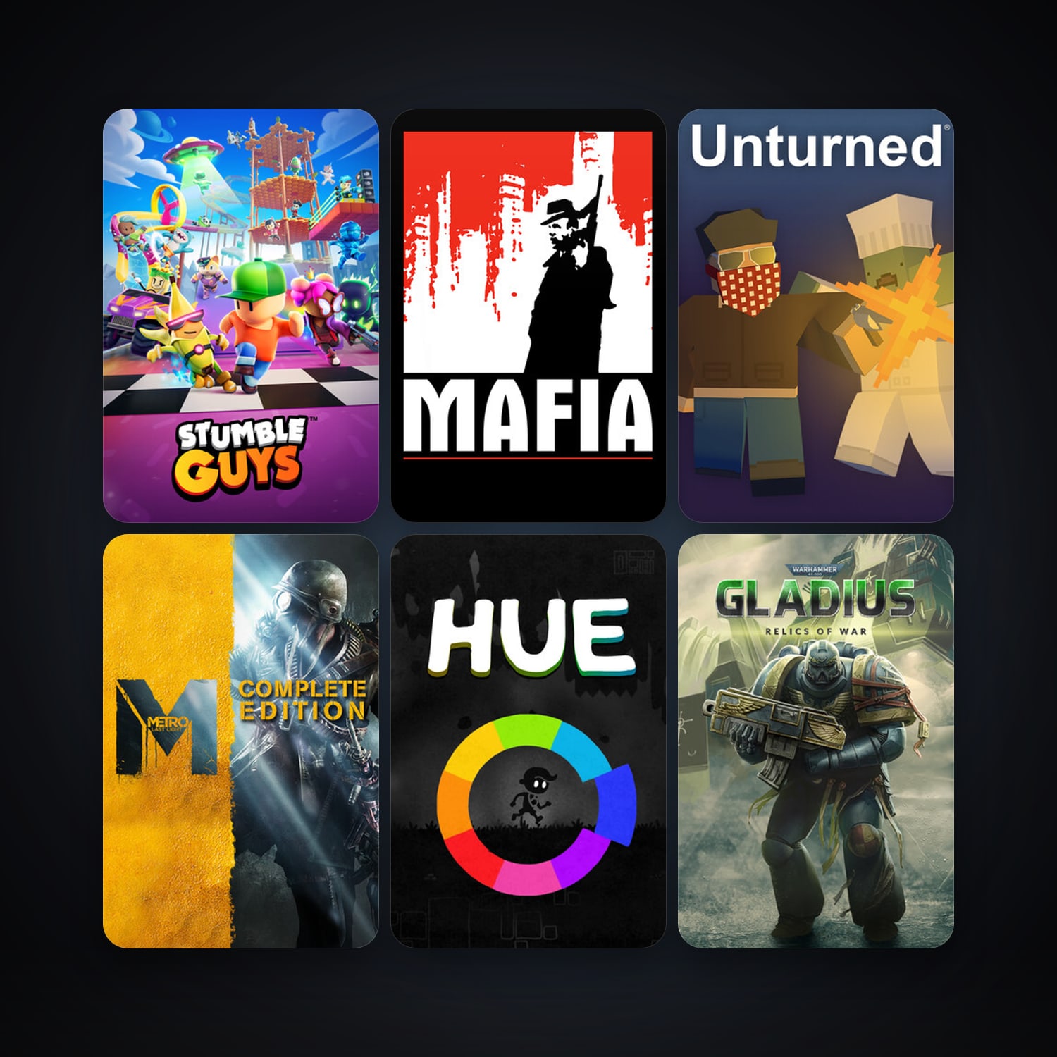 Mafia + Metro: Last Light, 12 games, clean — HabibiAccounts