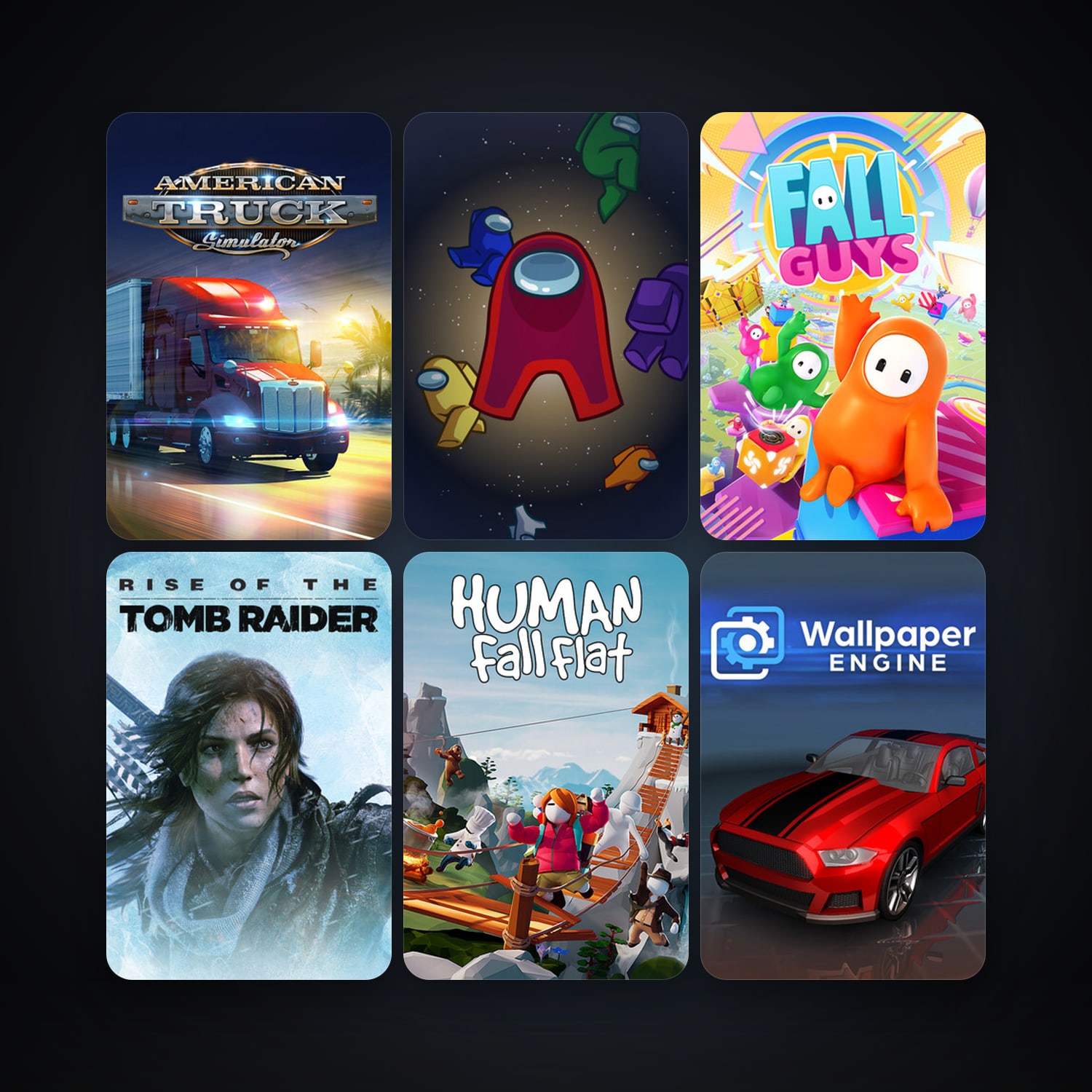 Tomb Raider: Anniversary + American Truck Simulator, 25 games, clean — HabibiAccounts