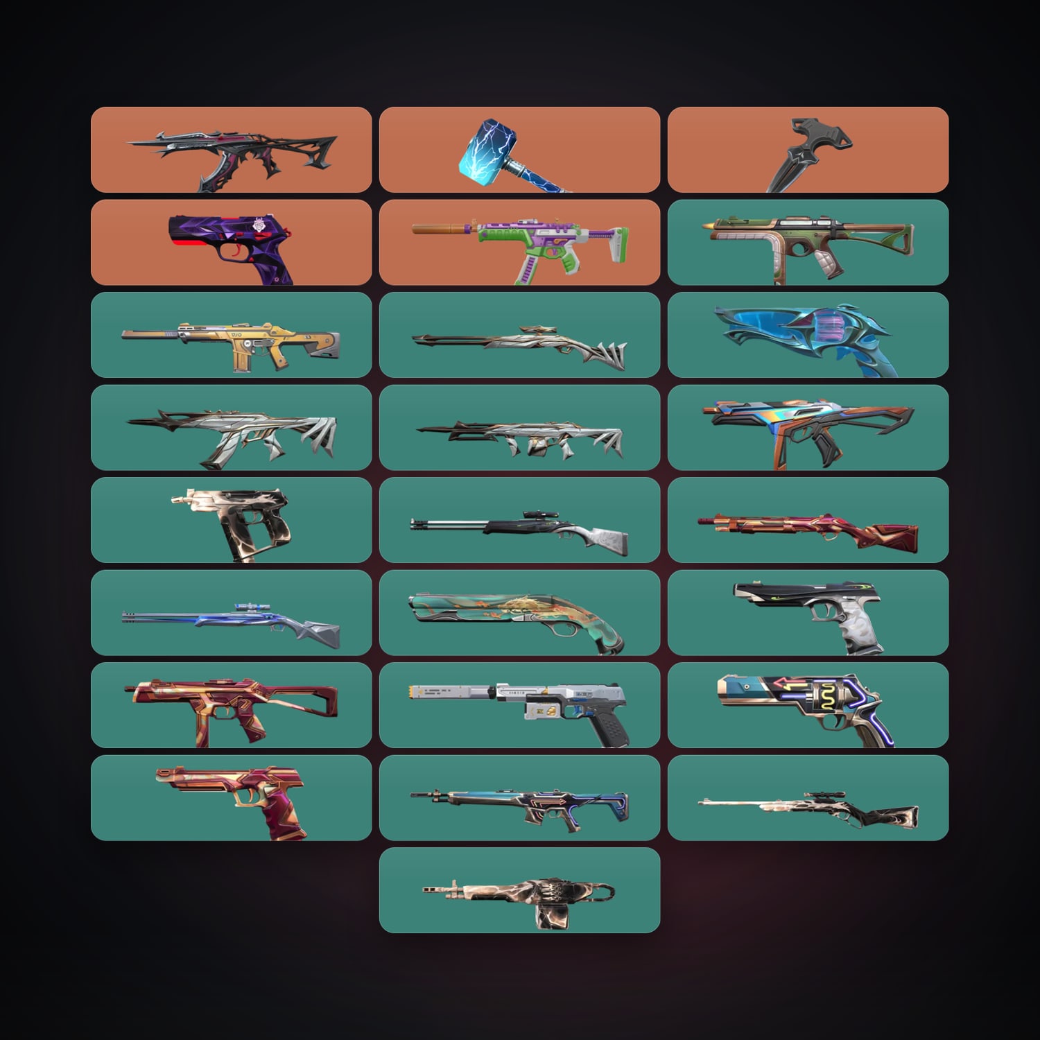 NA locker — 2 knives, 26 skins, lvl 24 — HabibiAccounts