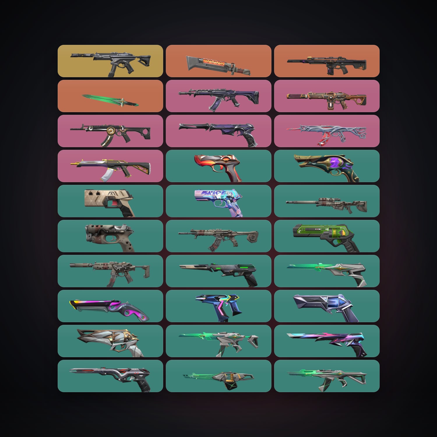 LA Gold 1 locker — 2 knives, 52 skins, lvl 414 — HabibiAccounts