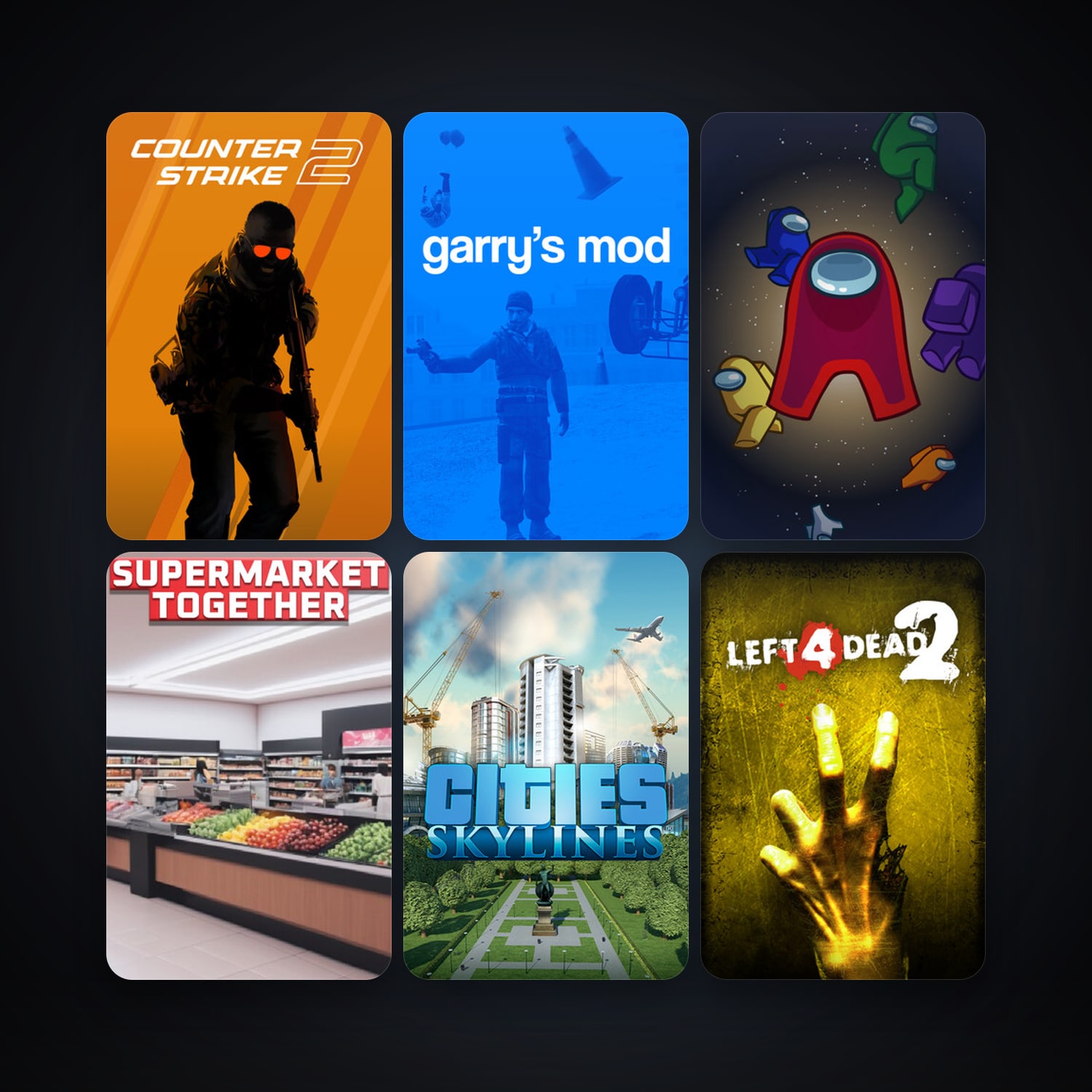 Counter-Strike: Source + Left 4 Dead 2, 41 games, Steam 10, clean — HabibiAccounts