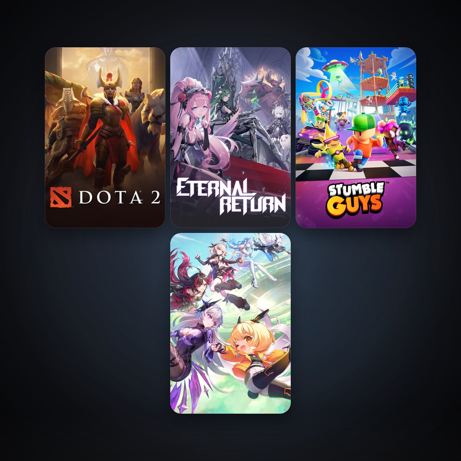 Dota 2 + Eternal Return, 5 games, clean — HabibiAccounts