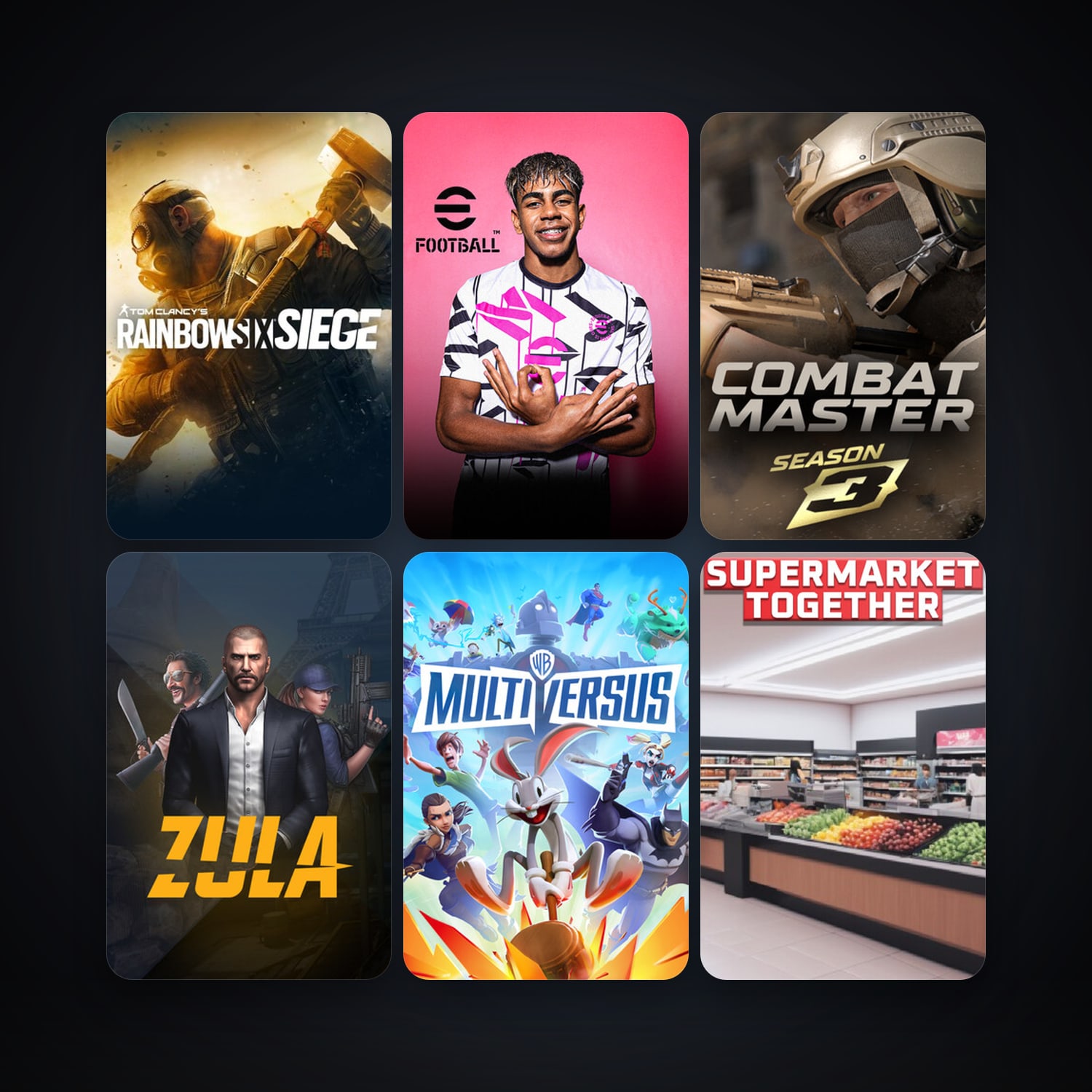 Free CS2 (No Prime) + Tom Clancy's Rainbow Six Siege, 48 games, clean — HabibiAccounts
