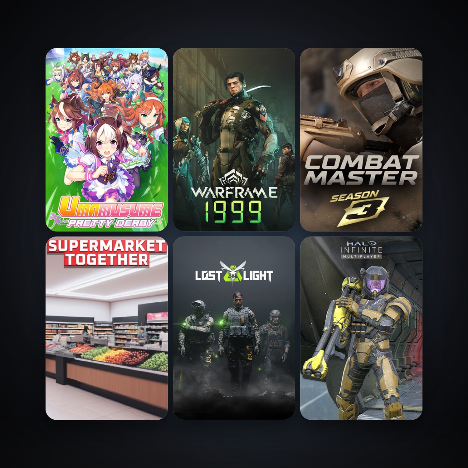 Warframe + Halo Infinite, 40 games, clean — HabibiAccounts