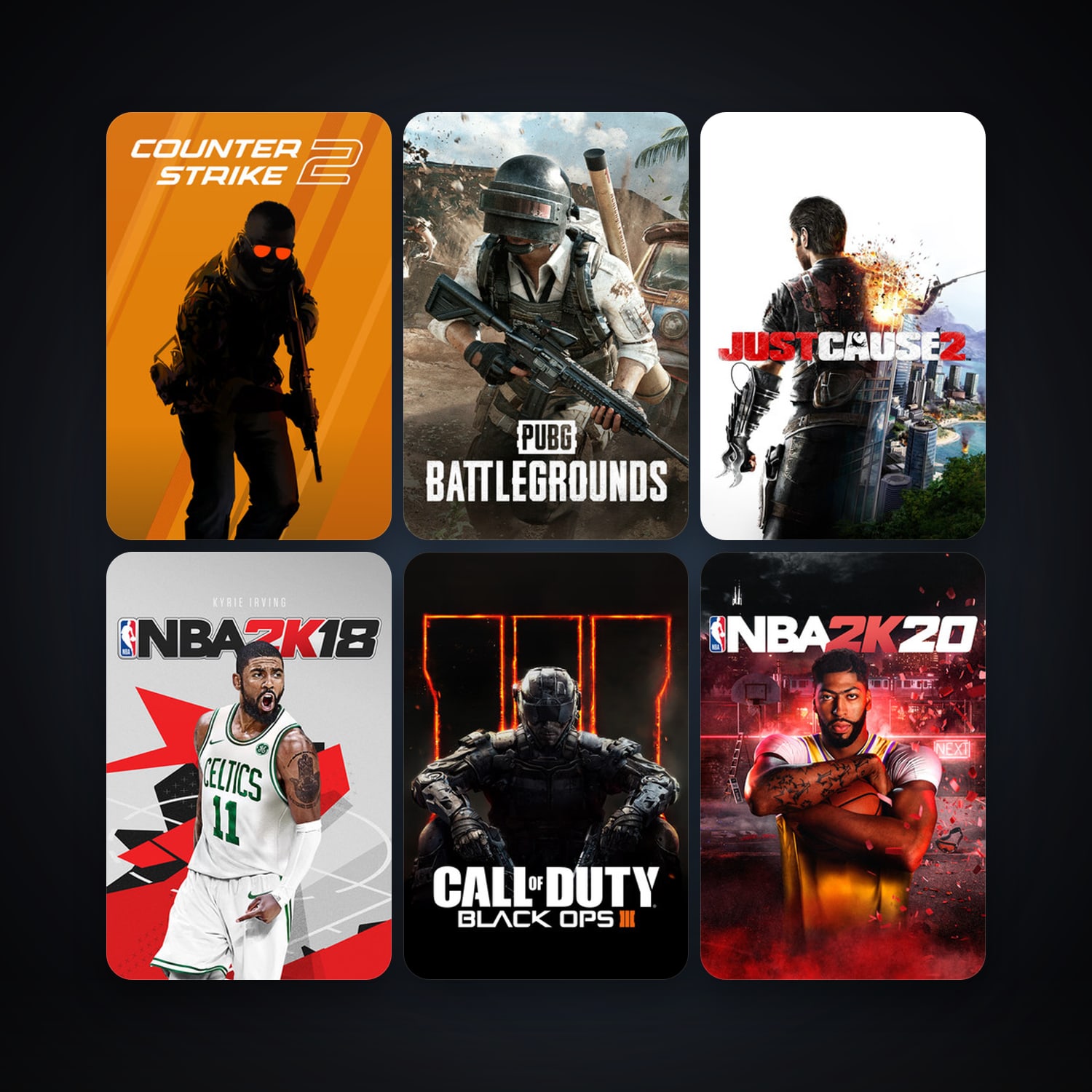 CS2 Prime + Just Cause 2, 11 games, clean — HabibiAccounts