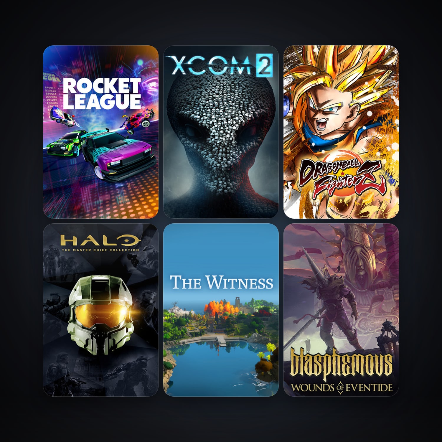 The Witness + Rocket League, 48 games, Steam 10, clean — HabibiAccounts