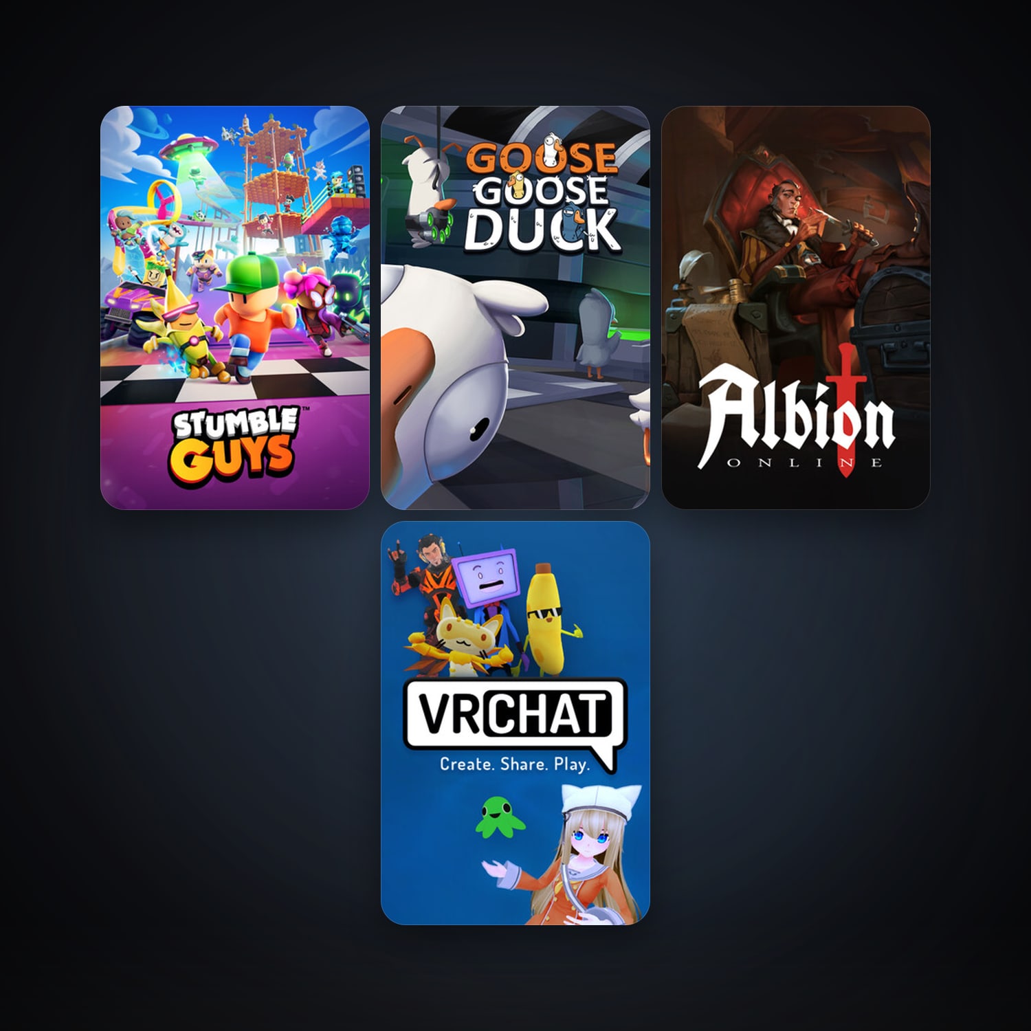 VRChat + Yu-Gi-Oh! Duel Links, 14 games, clean — HabibiAccounts