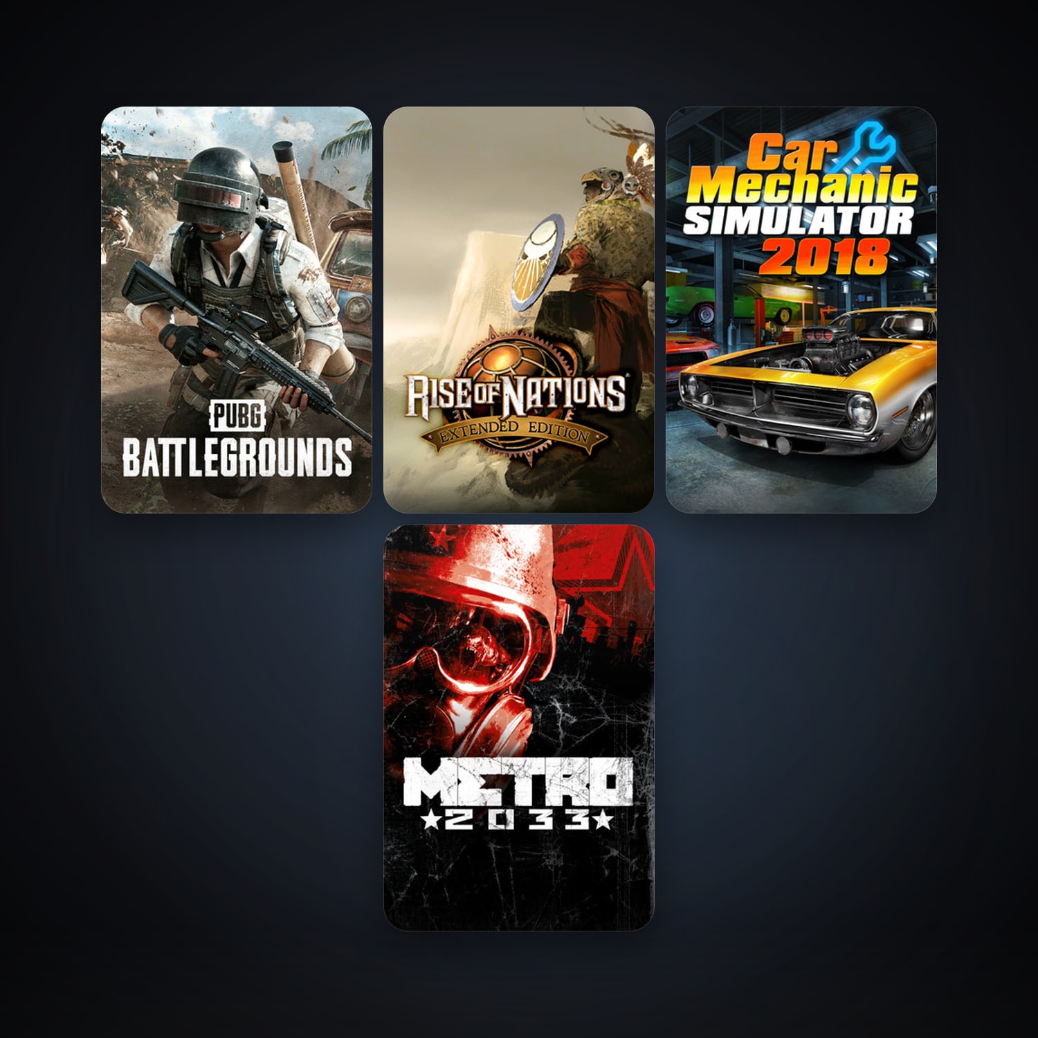 Free CS2 (No Prime) + Metro 2033, 9 games, clean — HabibiAccounts