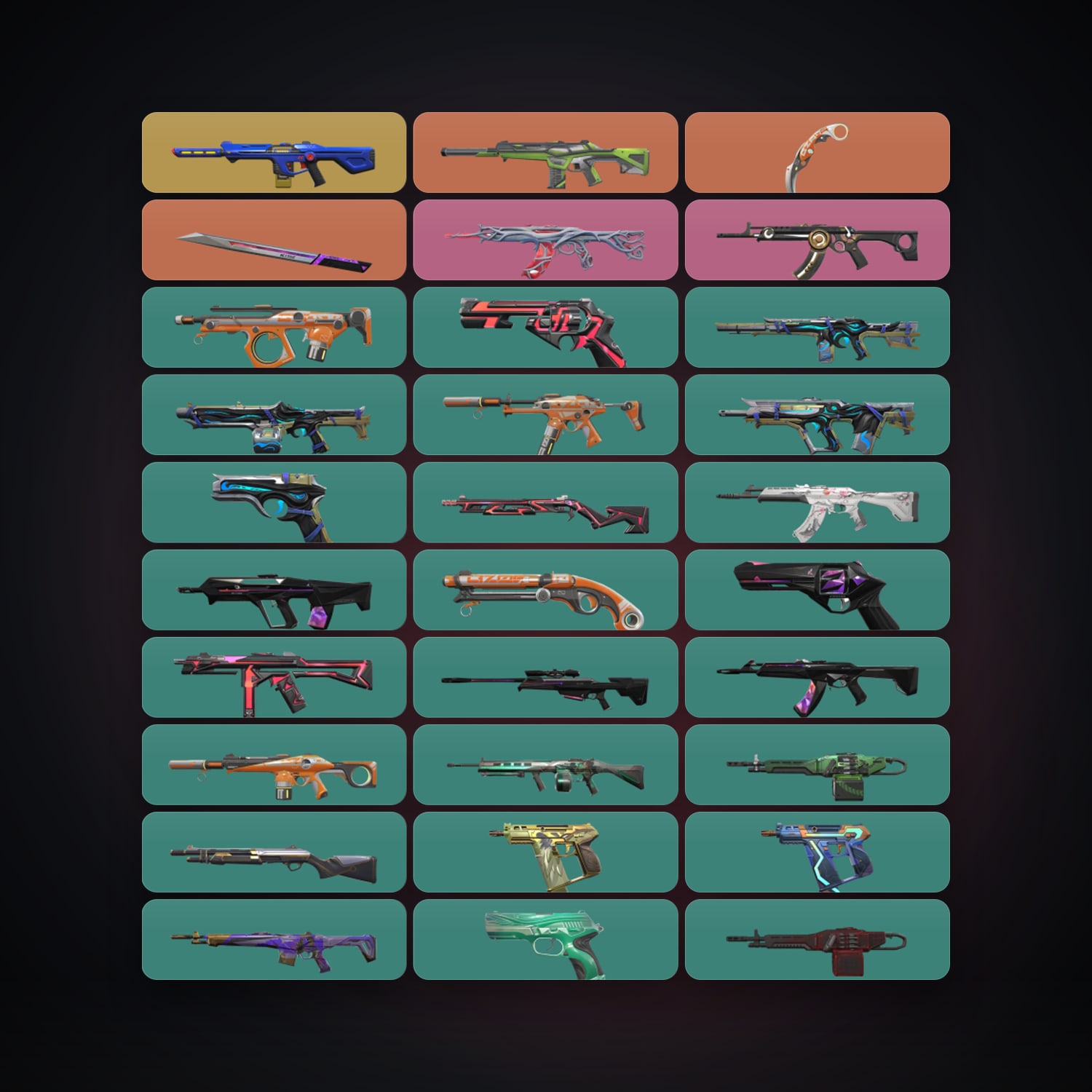 EU Gold 1 locker — 2 knives, 63 skins, lvl 172 — HabibiAccounts
