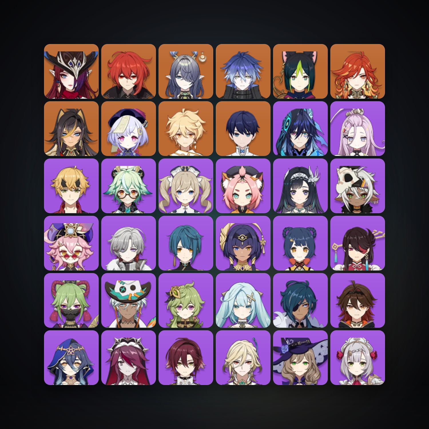 جينشن إمباكت | AR 55 | 46 شخصية | 8× 5★ — HabibiAccounts