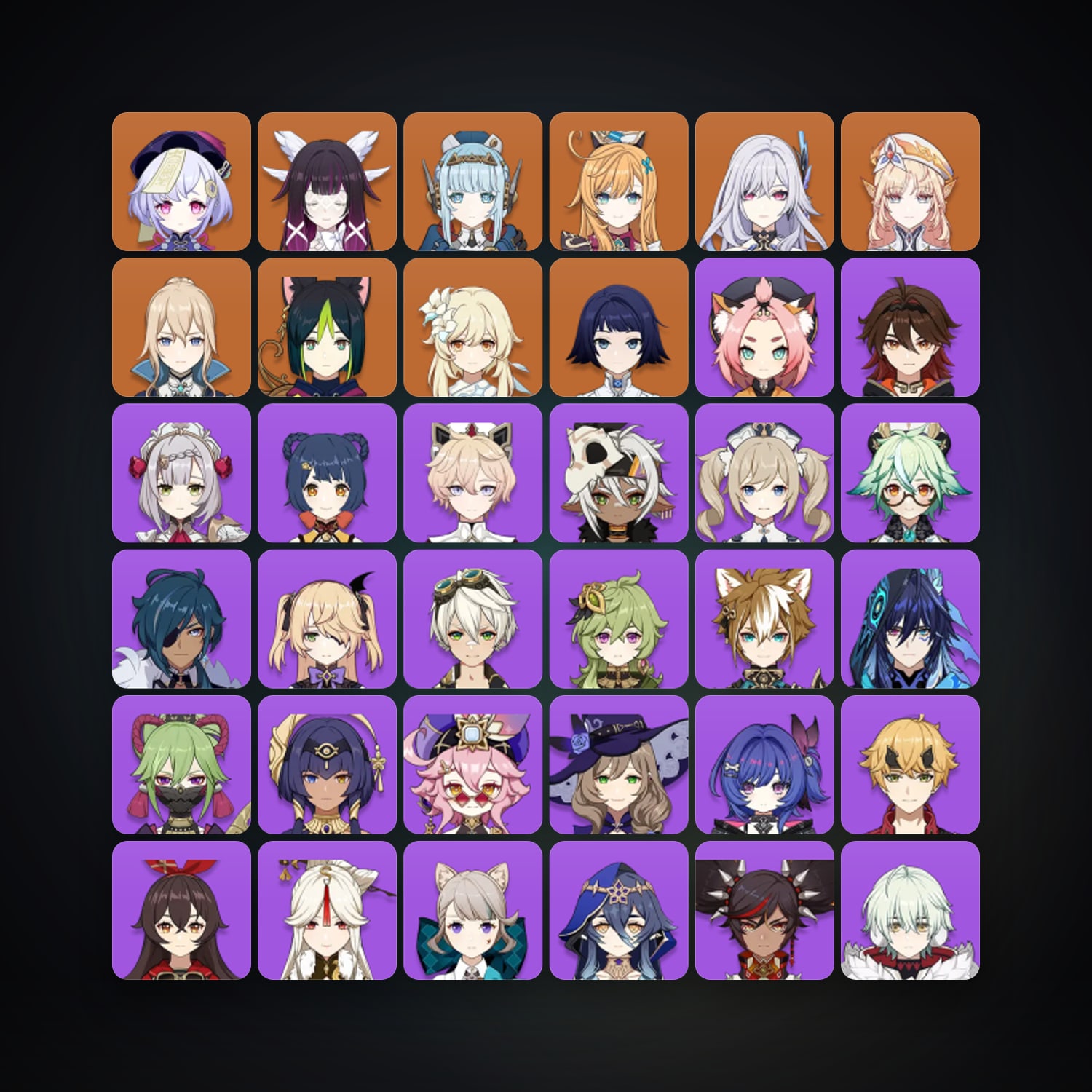 جينشن إمباكت | AR 55 | 41 شخصية | 8× 5★ — HabibiAccounts