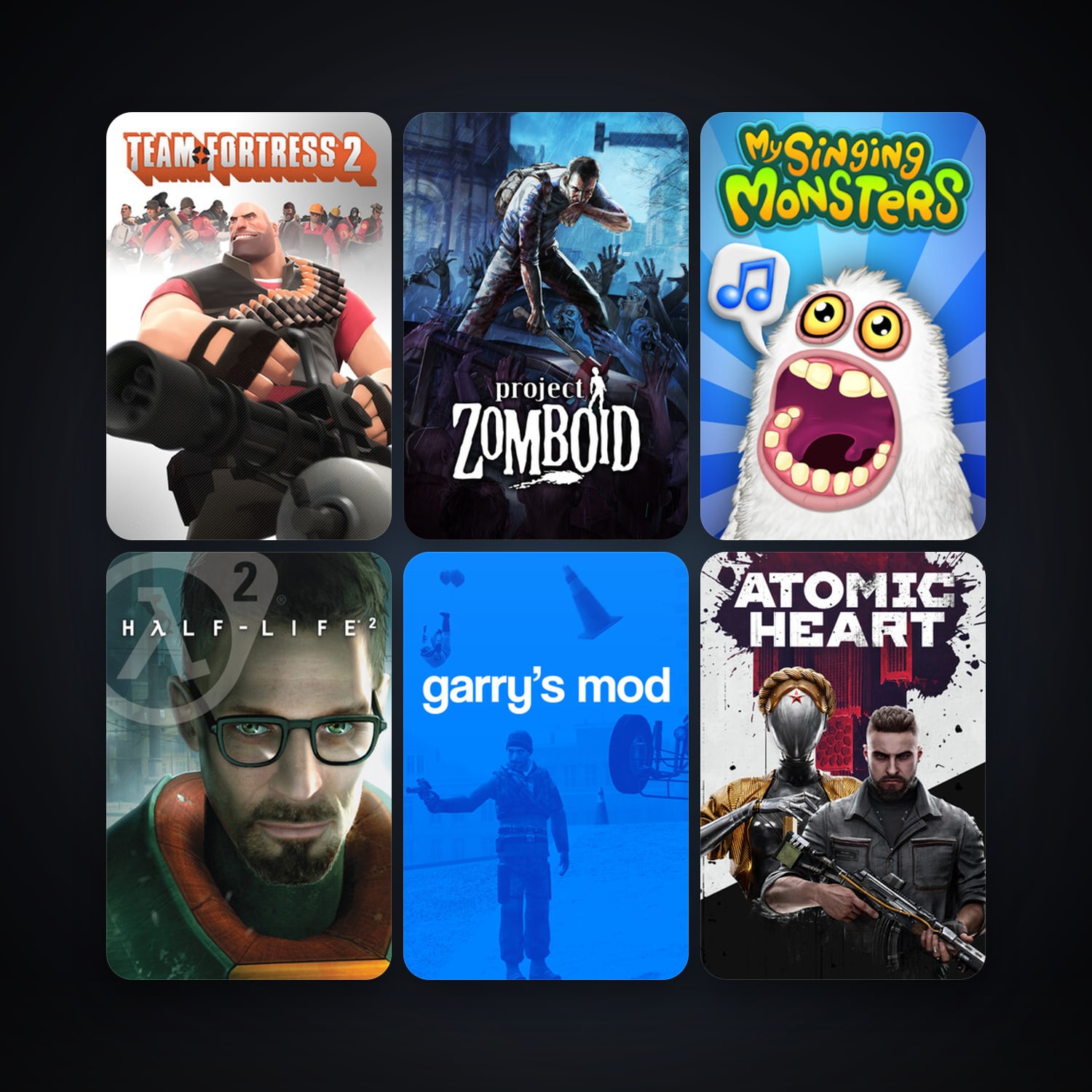 Half-Life 2 + Team Fortress 2, 106 games, clean — HabibiAccounts