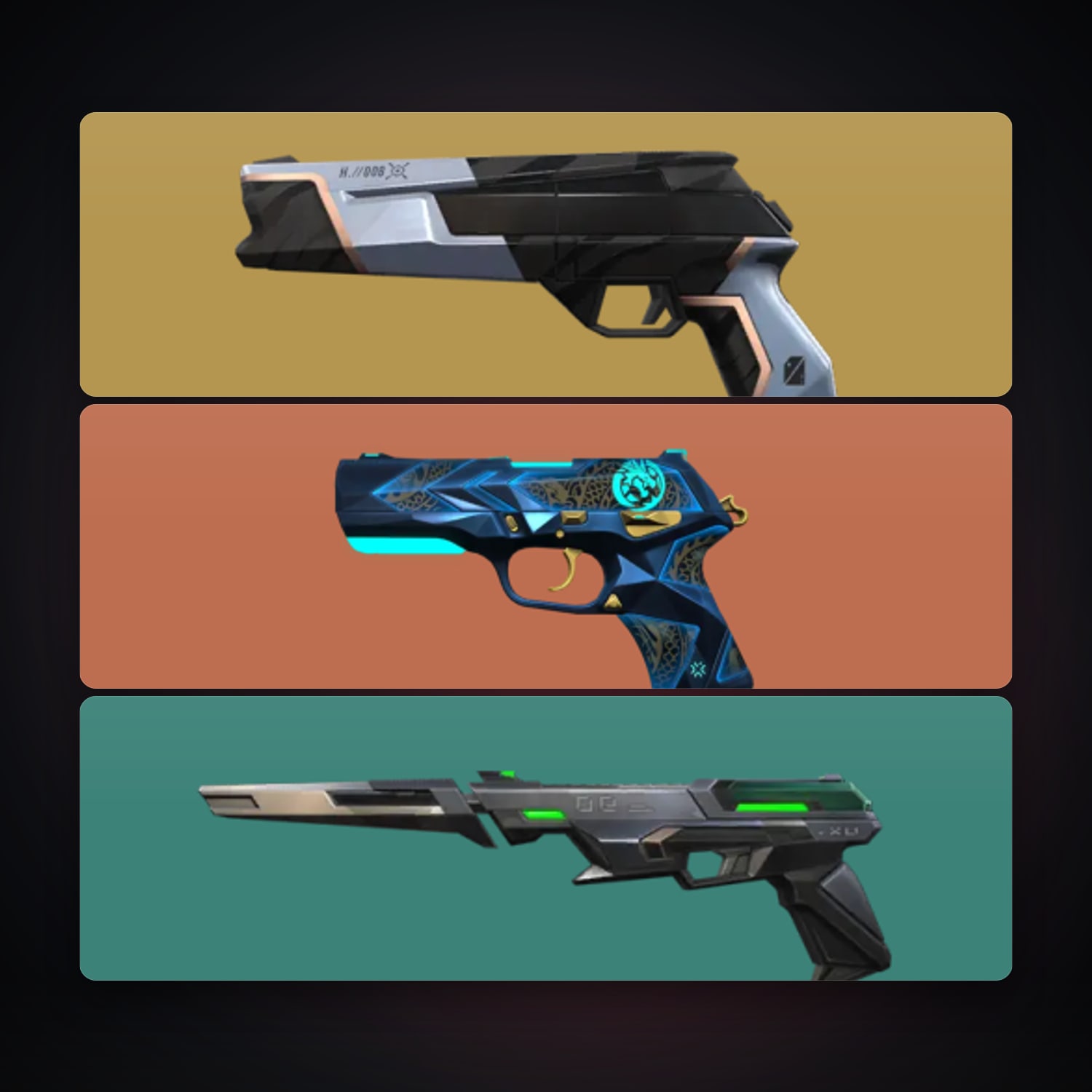 AP Gold 1 locker — 3 skins, lvl 38 — HabibiAccounts