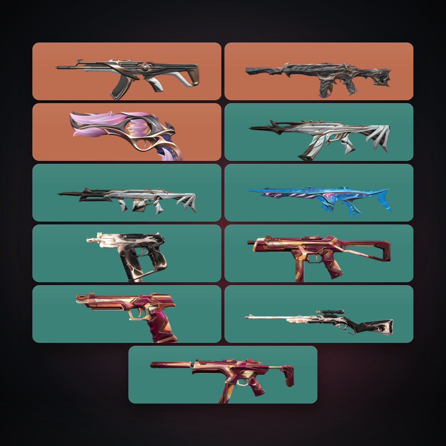 EU Silver 1 locker — 11 skins, lvl 22 — HabibiAccounts