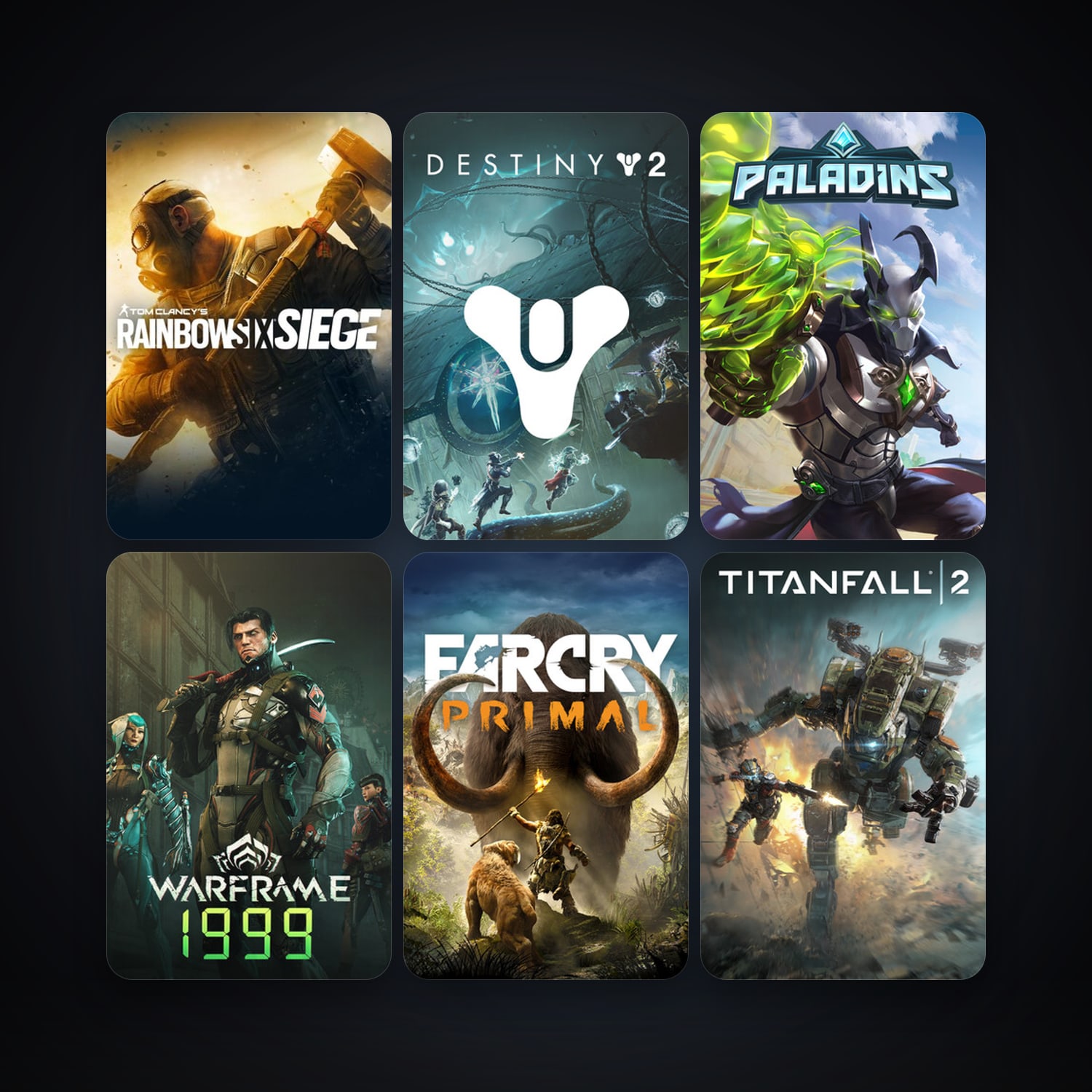 Warframe + FOR HONOR, 20 games, clean — HabibiAccounts