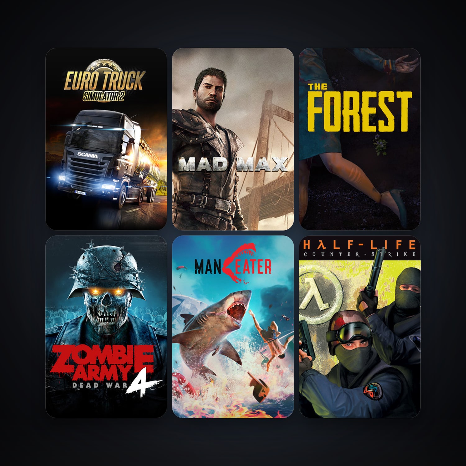 Counter-Strike + Quake IV, 29 games, clean — HabibiAccounts