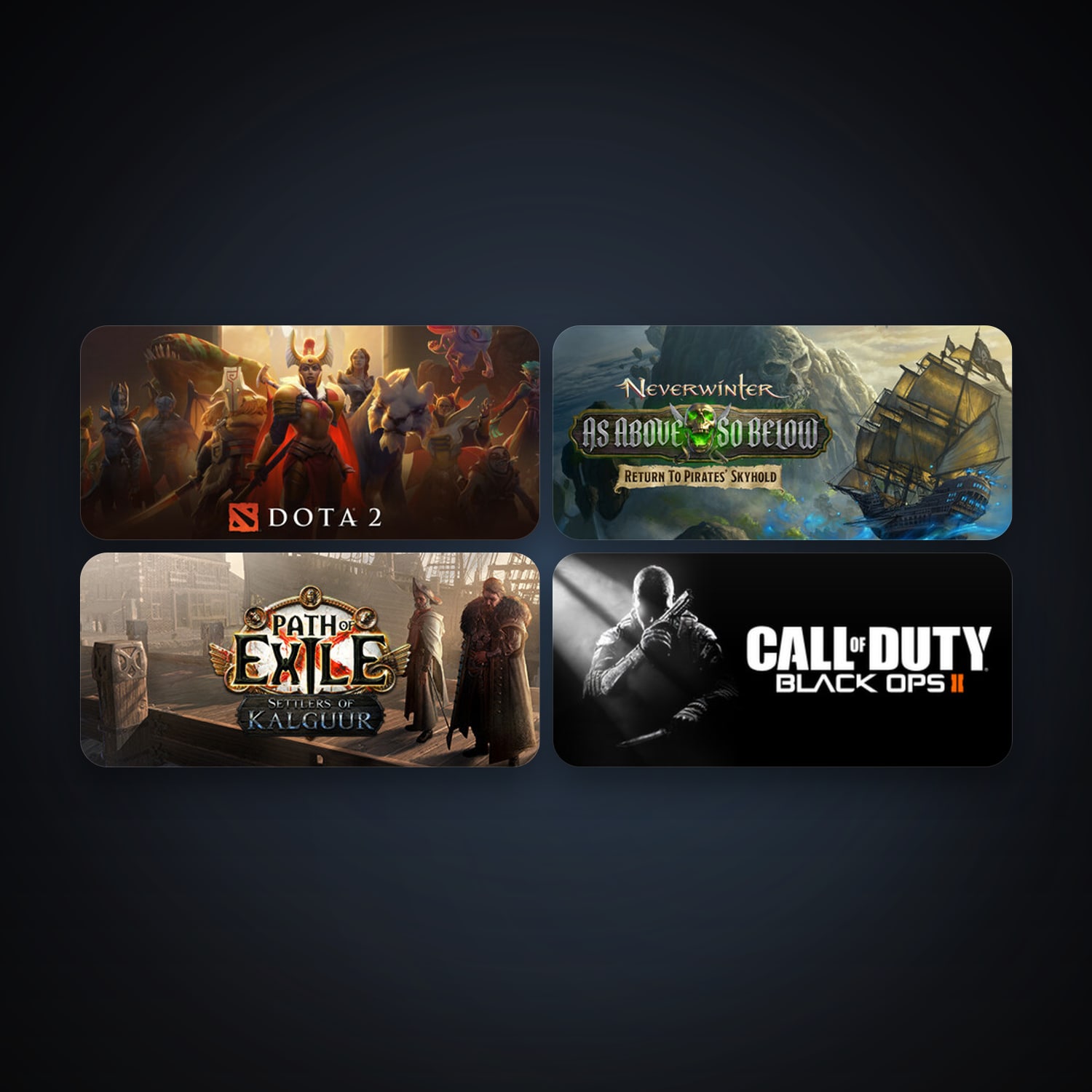 Dota 2 + Neverwinter, 6 games, clean — HabibiAccounts