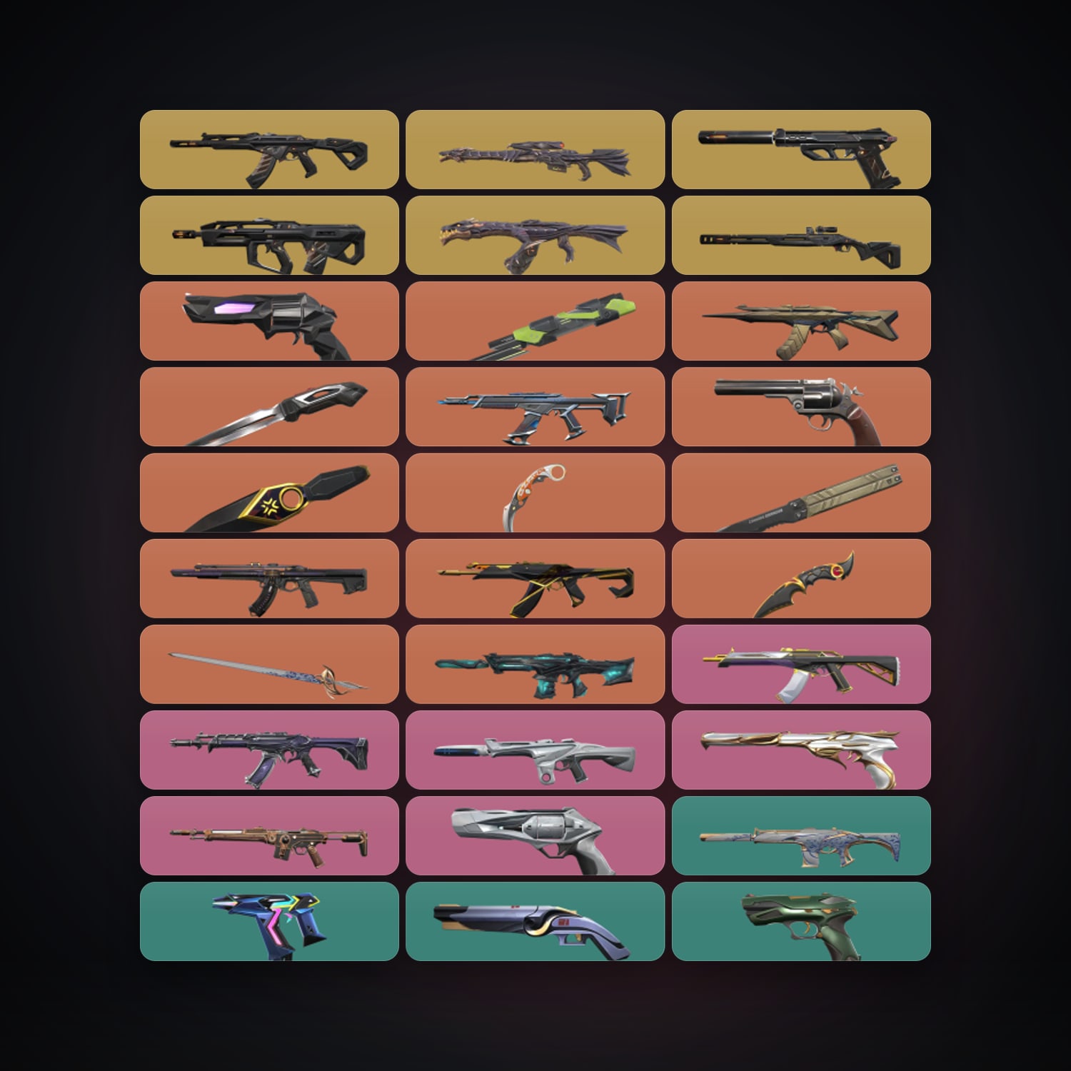 EU Ascendant 1 locker — 7 knives, 105 skins, lvl 436 — HabibiAccounts