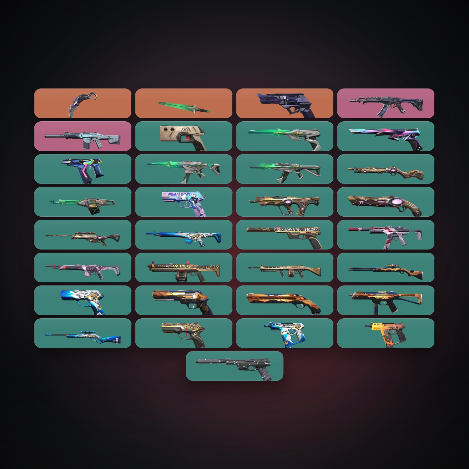 AP Bronze 2 locker — 2 knives, 33 skins, lvl 183 — HabibiAccounts