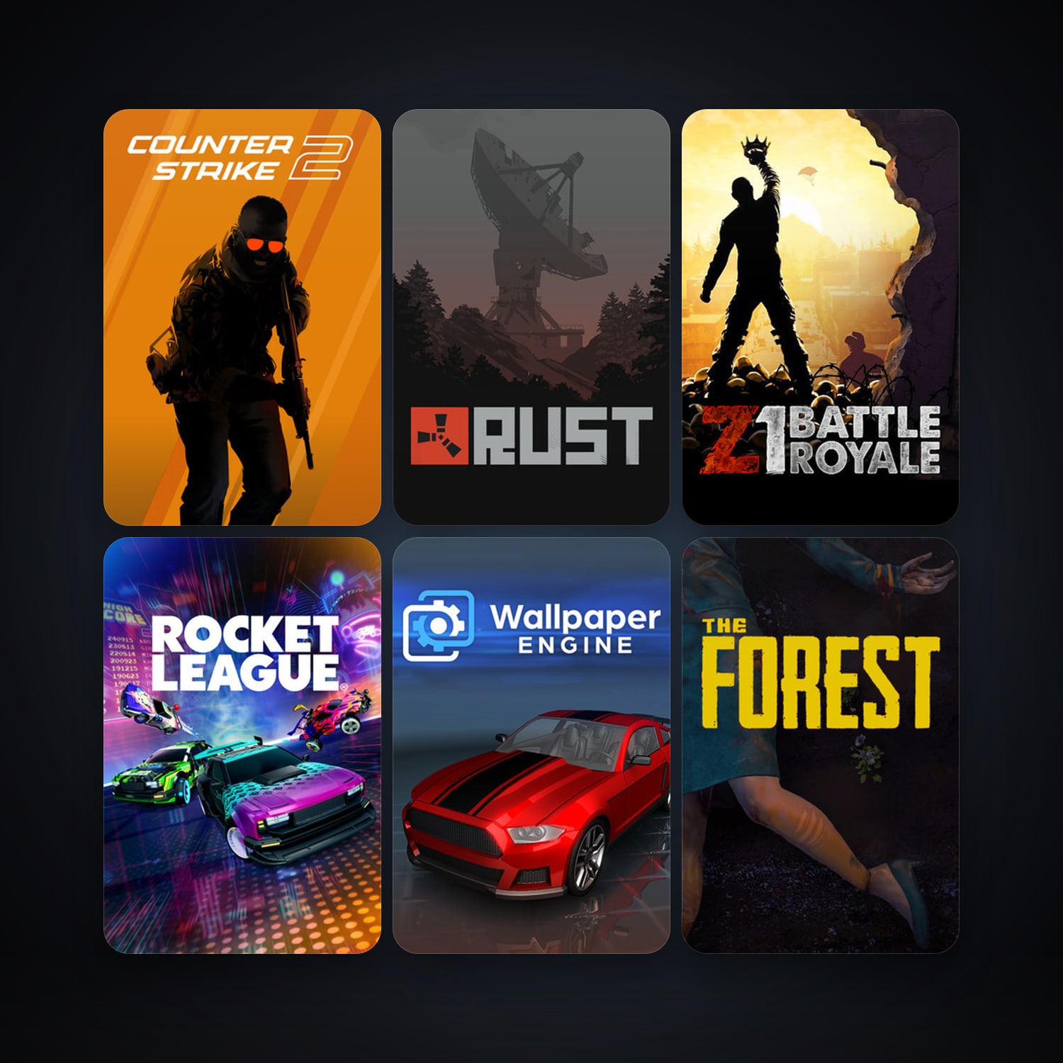 CS2 Prime + The Forest, 83 games, Steam 26, clean — HabibiAccounts