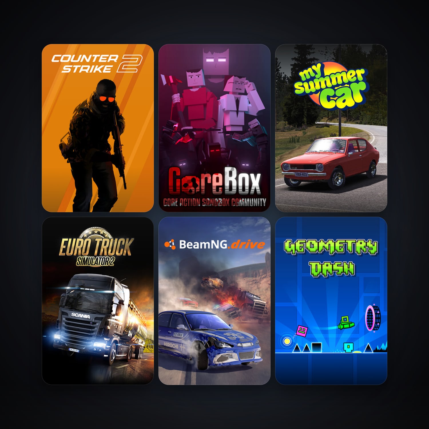 CS2 Prime + Euro Truck Simulator 2, 35 games, clean — HabibiAccounts