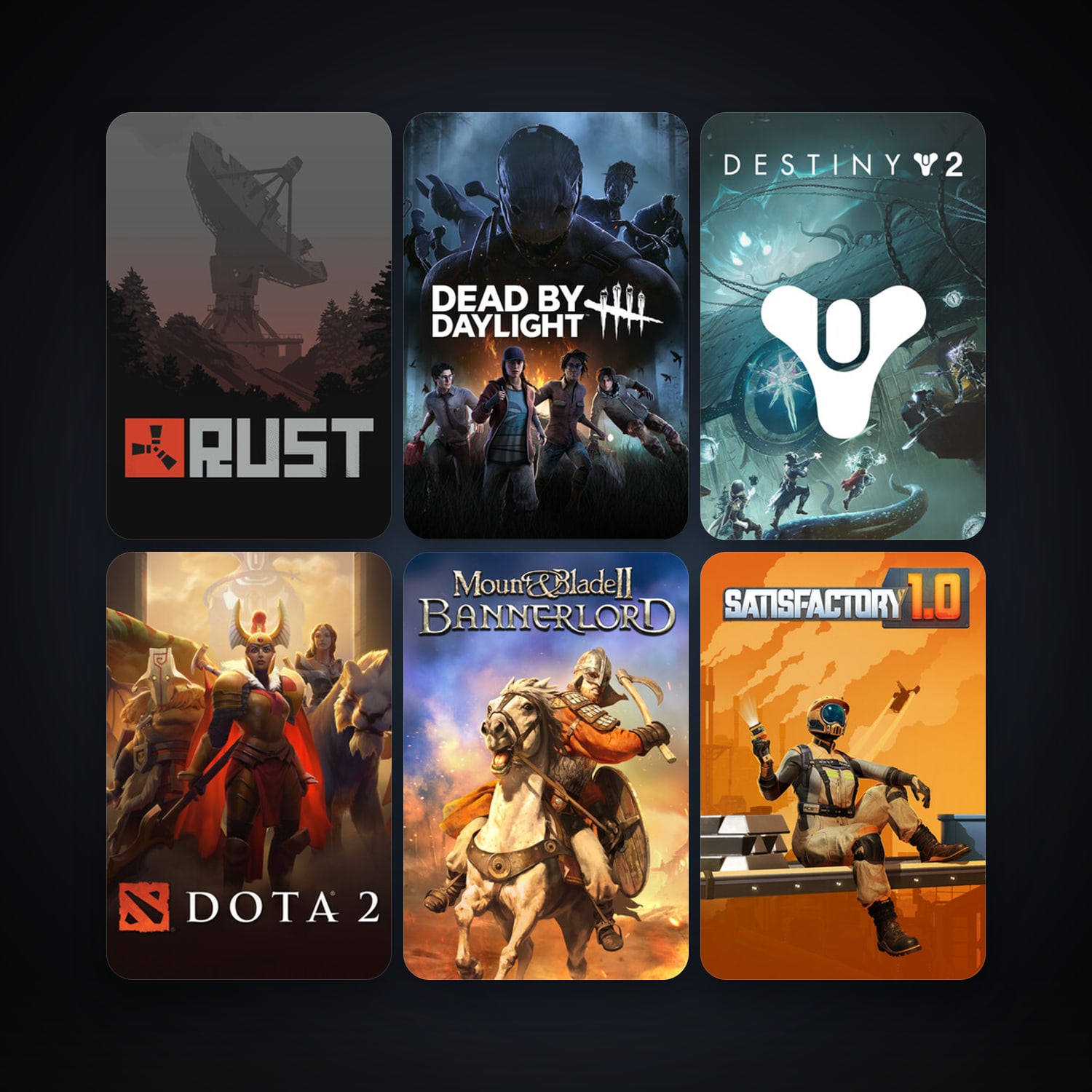 Dota 2 + Rust, 36 games, Steam 10, clean — HabibiAccounts