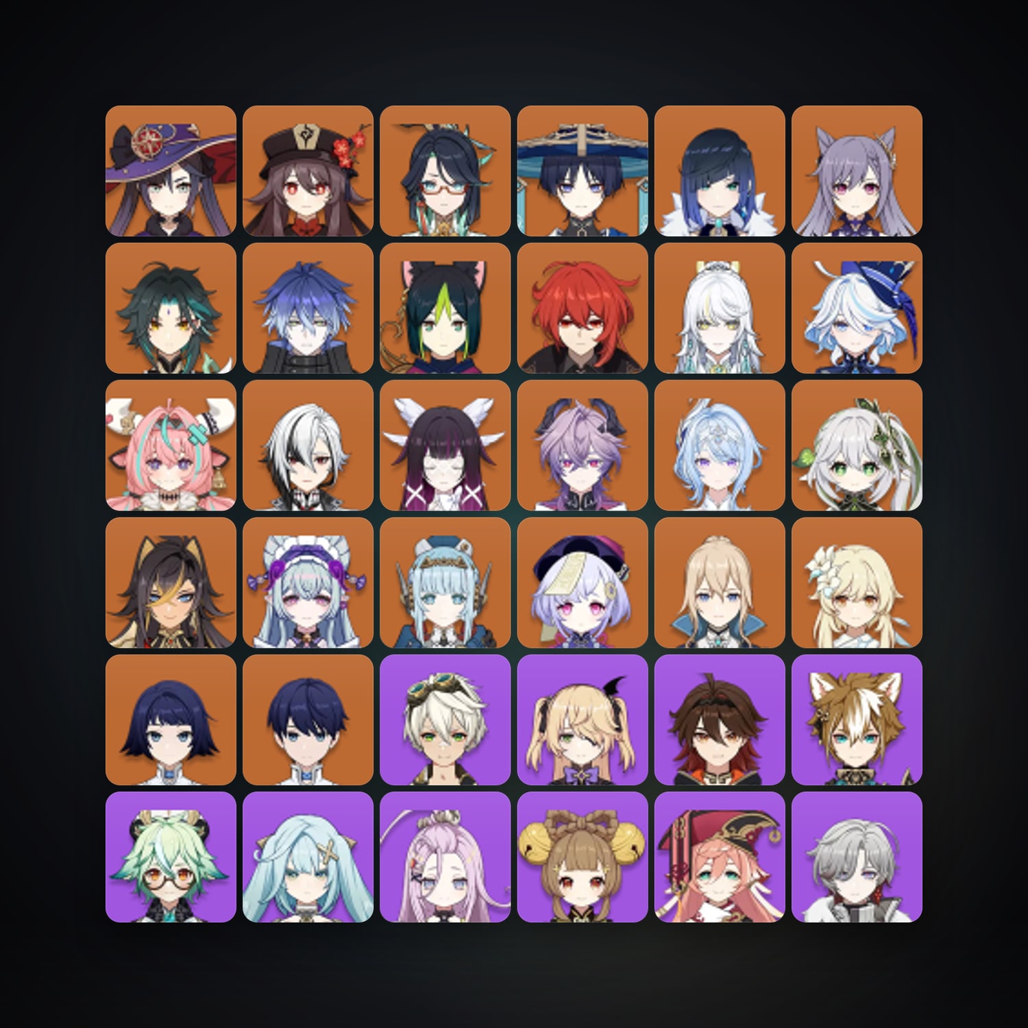 Genshin Impact | AR 60 | 76 Chars | 23× 5★ — Genshin / miHoYo Account — HabibiAccounts