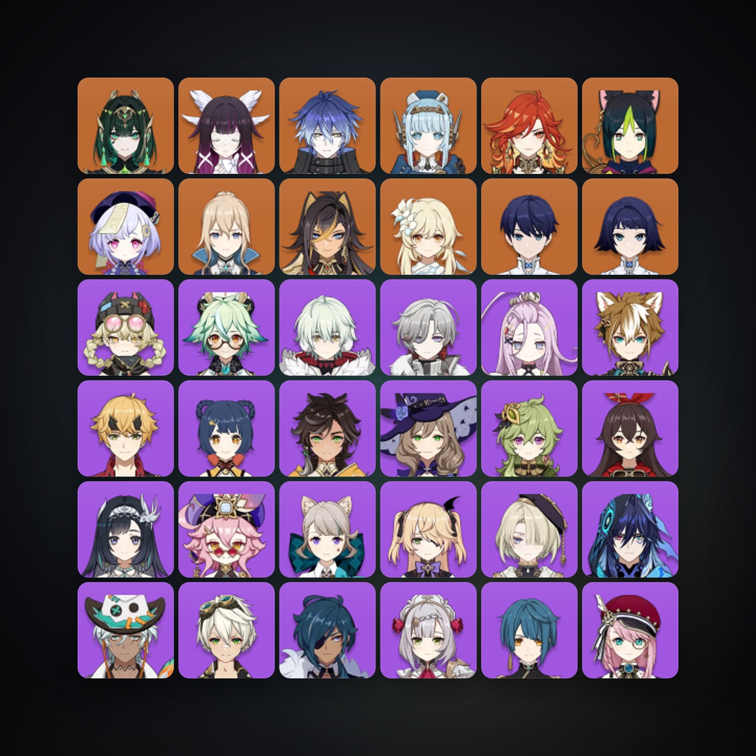 Genshin Impact | AR 55 | 52 Chars | 9× 5★ — HabibiAccounts
