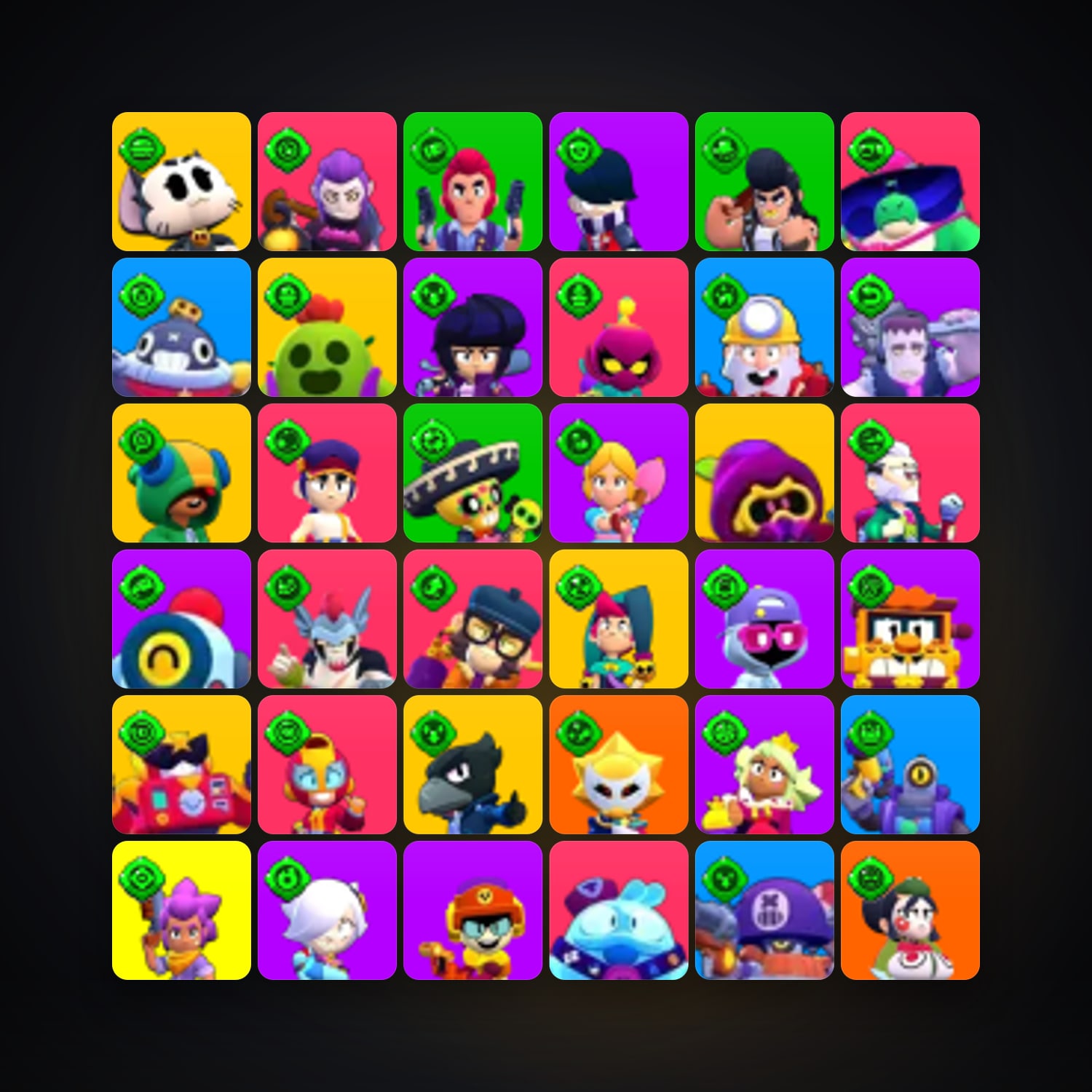 107 Brawlers | 52.7K Trophies — Supercell Account — HabibiAccounts