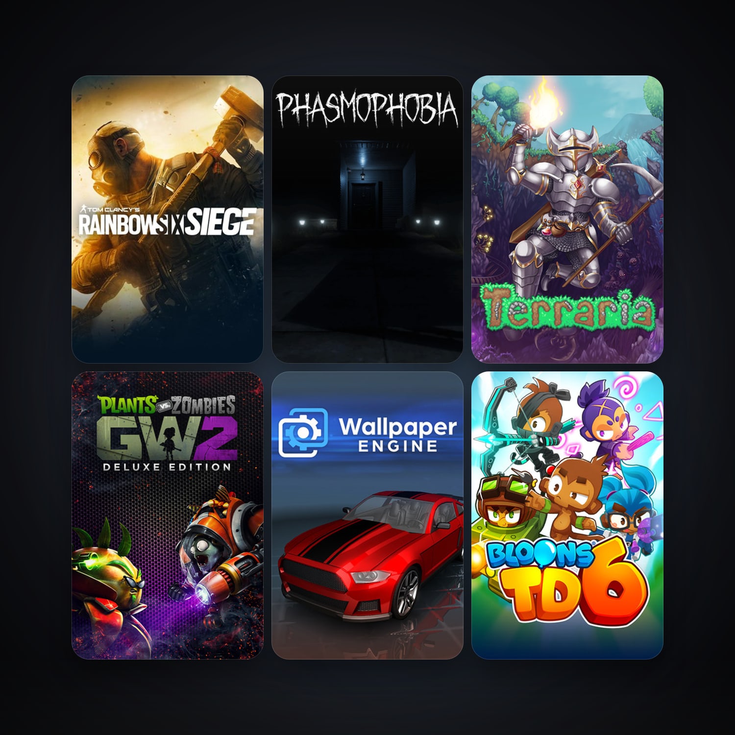 Terraria + Tom Clancy's Rainbow Six Siege, 19 games, clean — HabibiAccounts