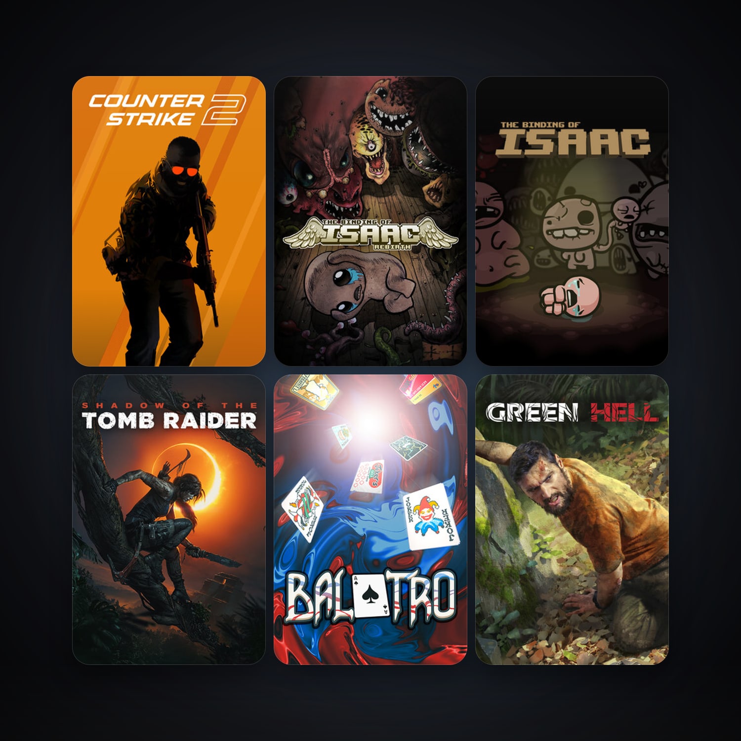 CS2 Prime + The Binding of Isaac, 67 games, Steam 18, clean — HabibiAccounts