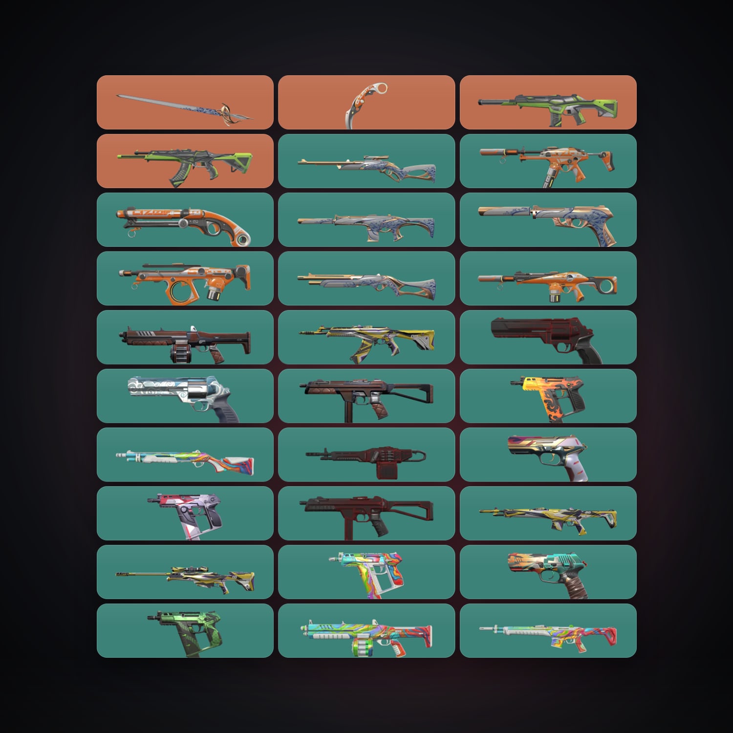 AP Silver 1 locker — 2 knives, 39 skins, lvl 189 — HabibiAccounts