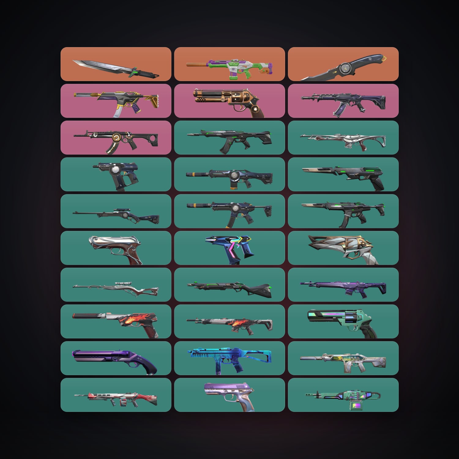AP Plat 1 locker — 2 knives, 47 skins, lvl 174 — HabibiAccounts