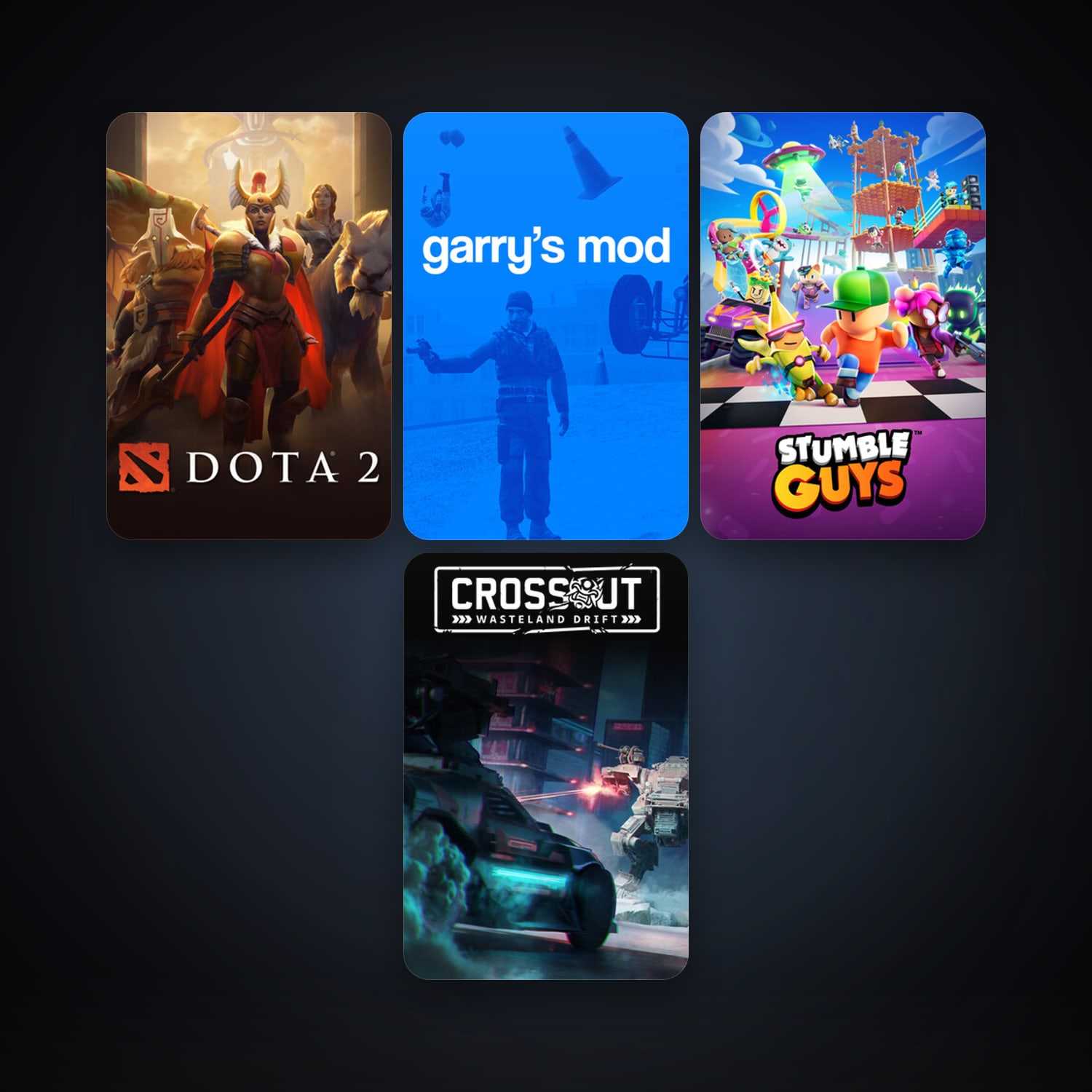 Dota 2 + Garry's Mod, 12 games, clean — HabibiAccounts