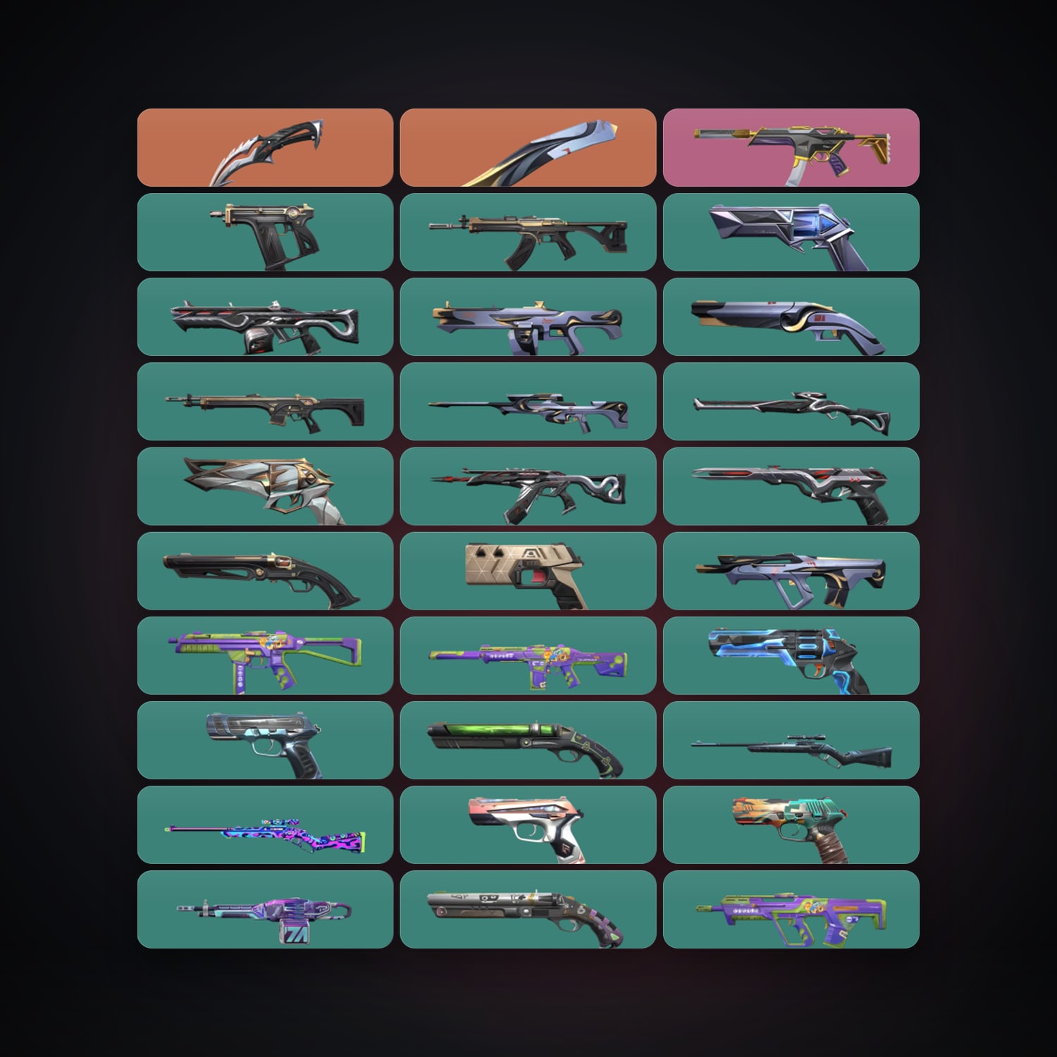 LA Silver 1 locker — 2 knives, 49 skins, lvl 233 — HabibiAccounts