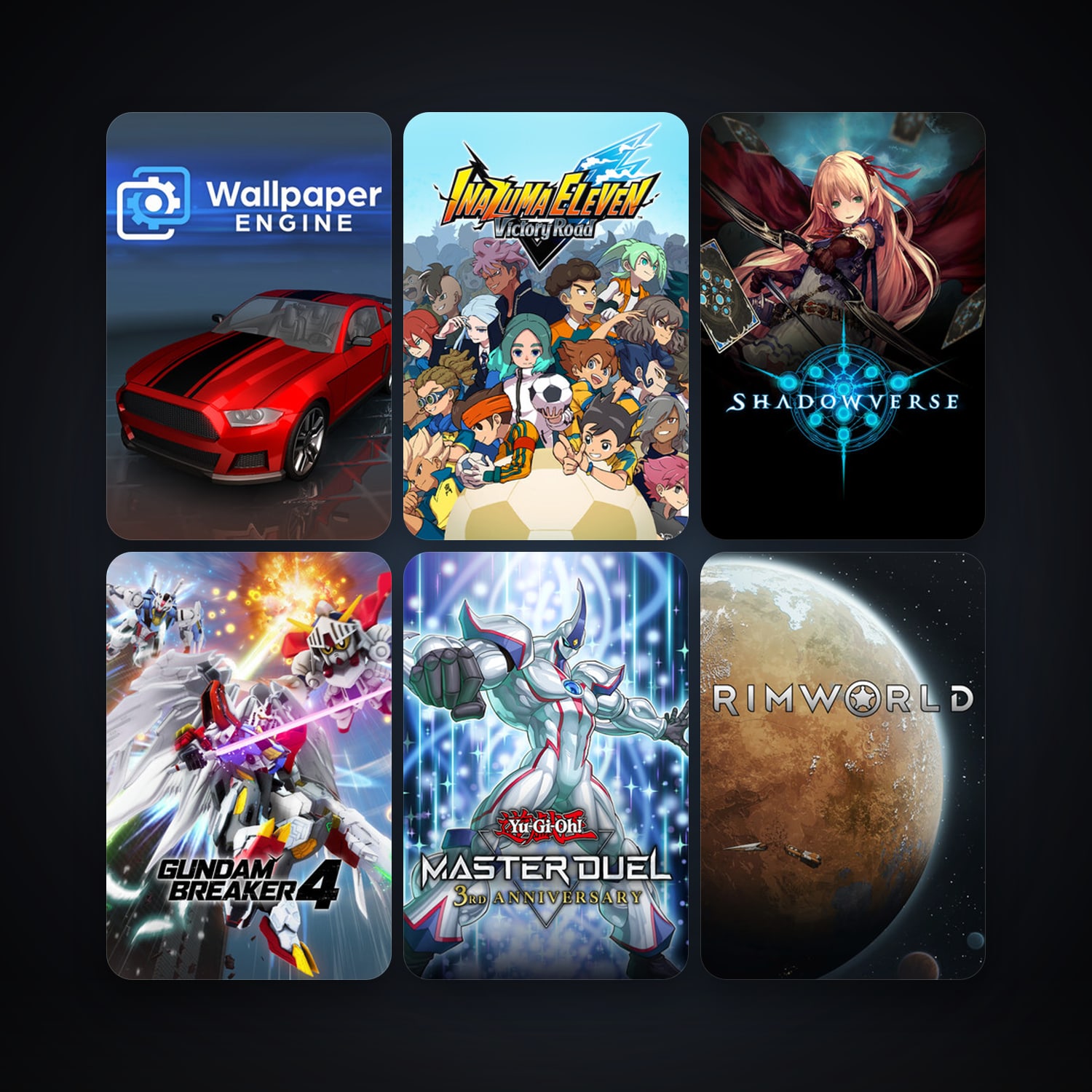 RimWorld + Wallpaper Engine, 54 games, clean — HabibiAccounts